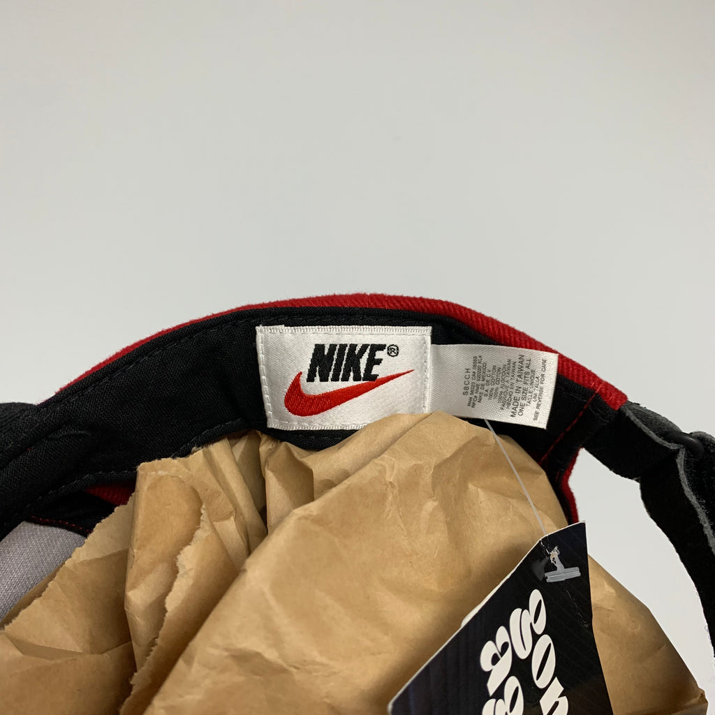 90s Nike Red/Black Swoosh Hat