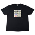 Stussy Sticker Barcodes Graphic Tee L