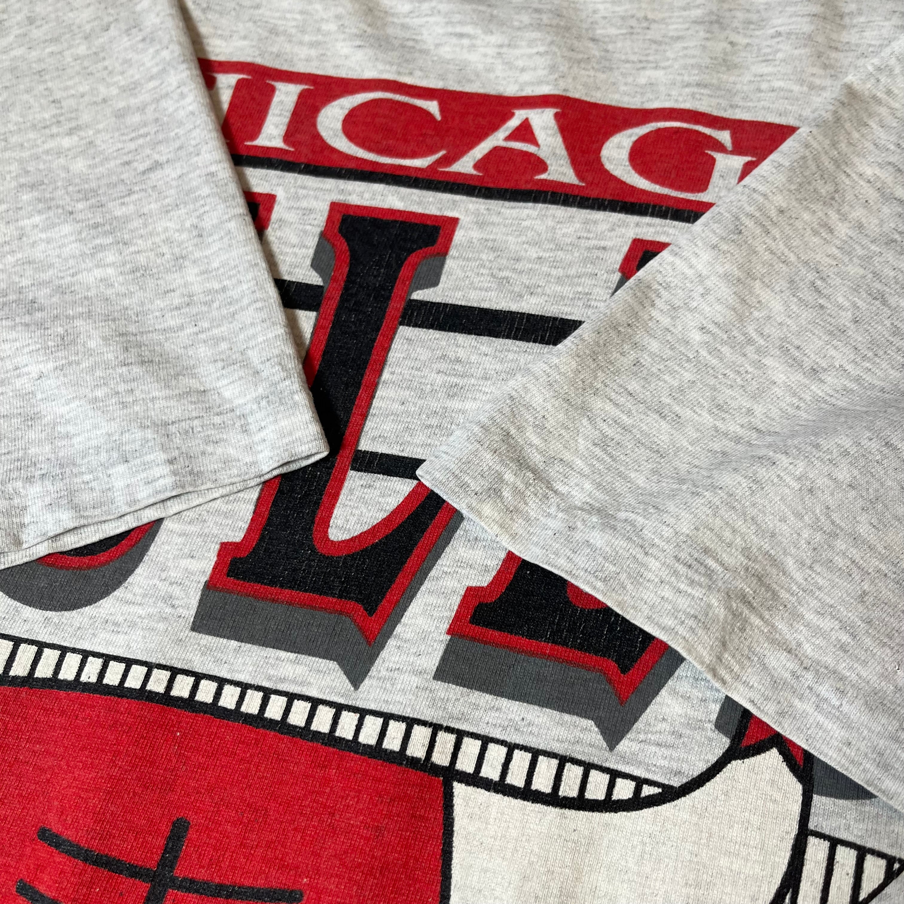 1992 Chicago Bulls World Champions AOP Tee L