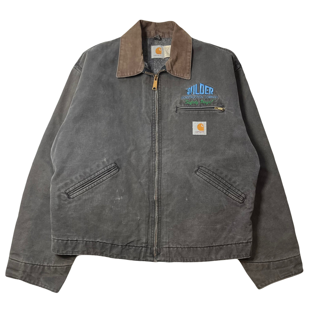 Vintage Carhartt J01 Wilder Construction Detroit Jacket L