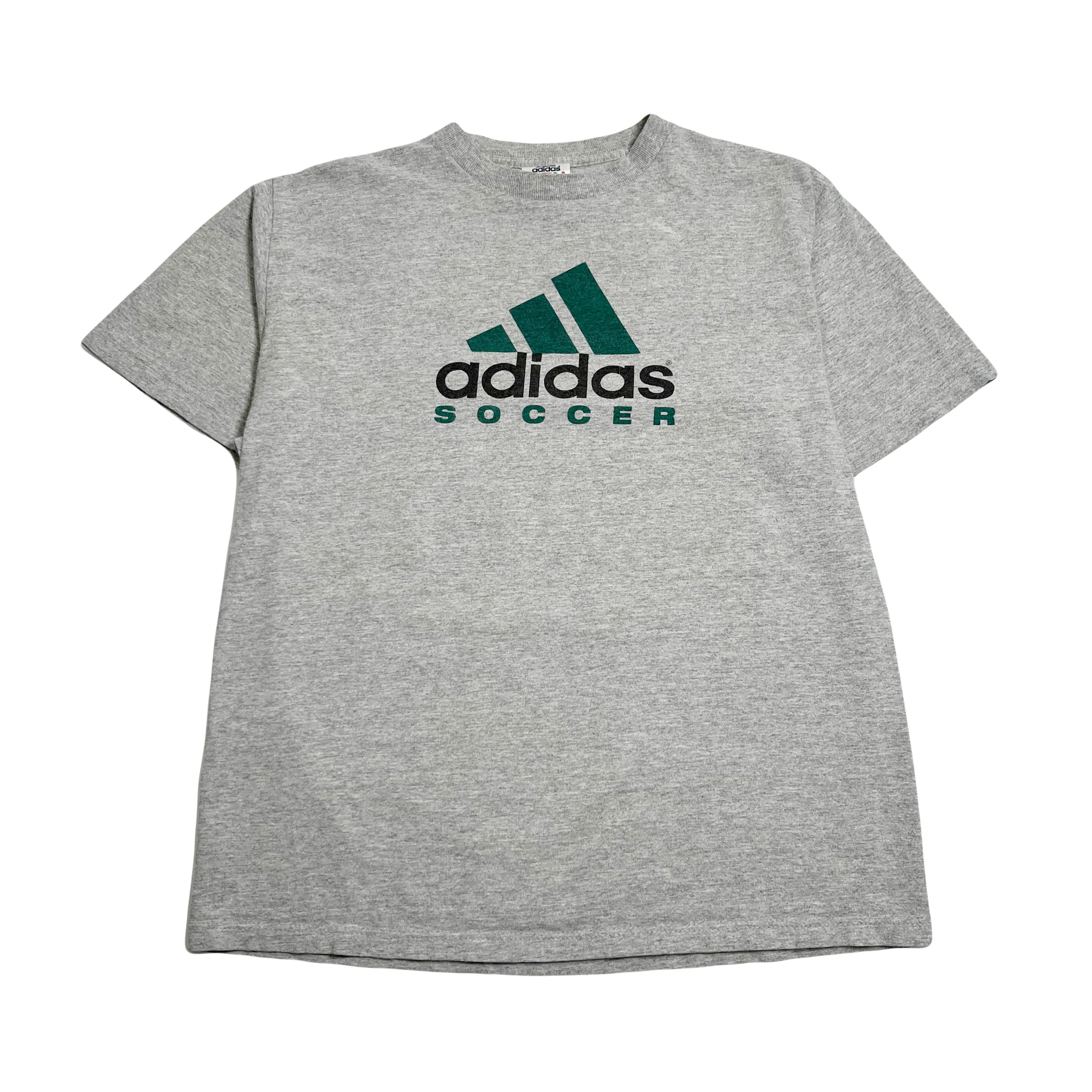 90s Adidas Soccer Graphic Tee XL