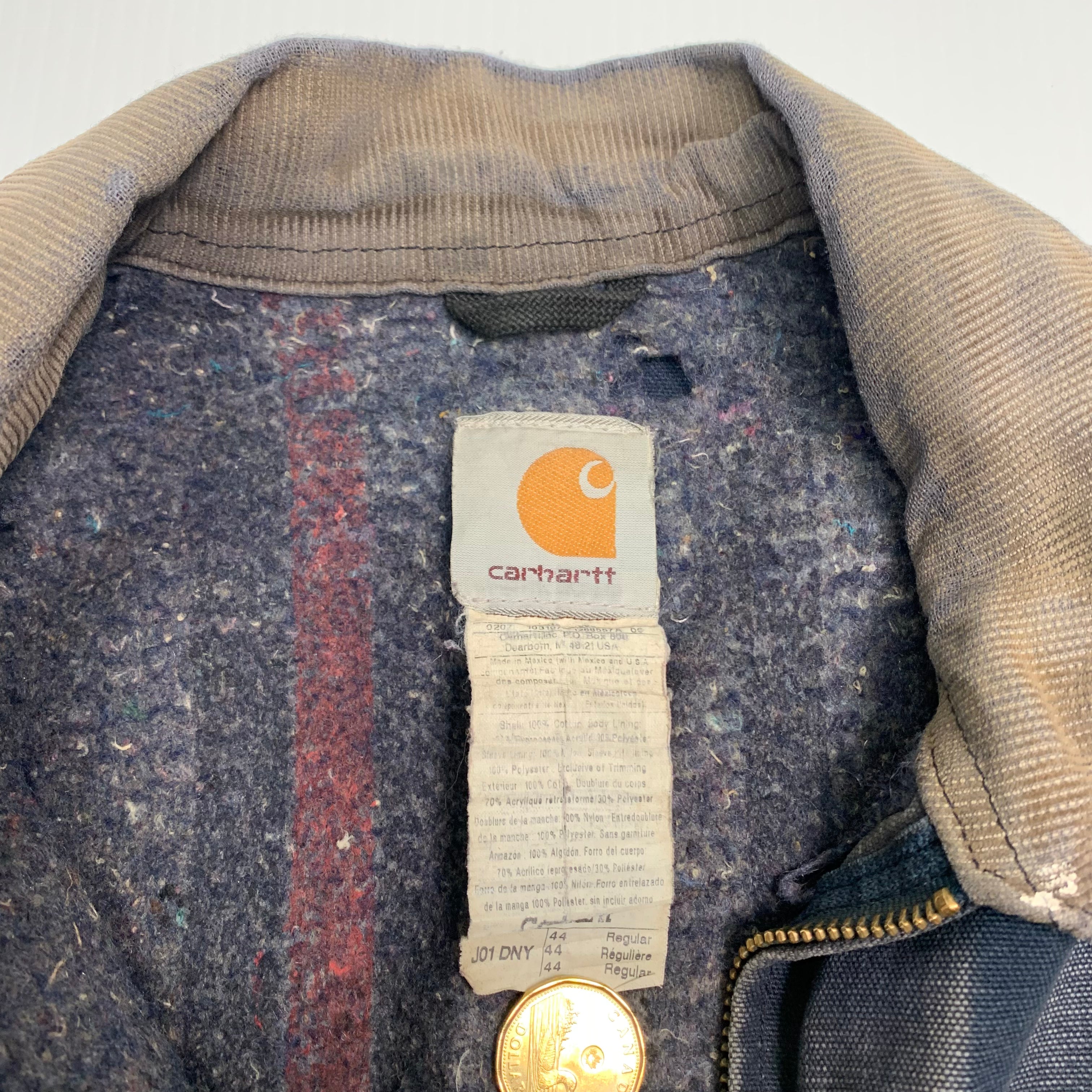 Carhartt J01 Faded Navy Detroit Jacket M