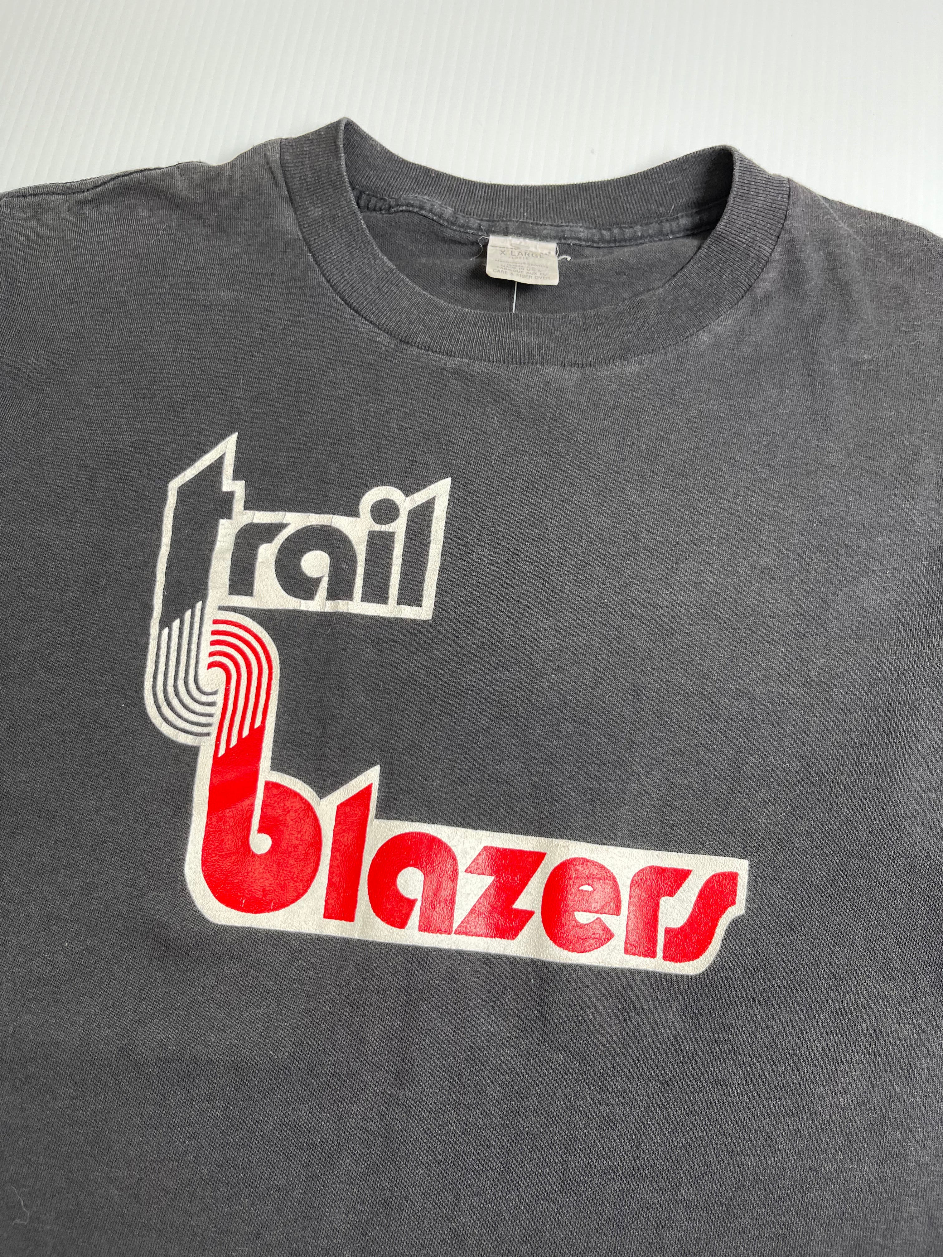80s Portland Trailblazers NBA Graphic Tee XL