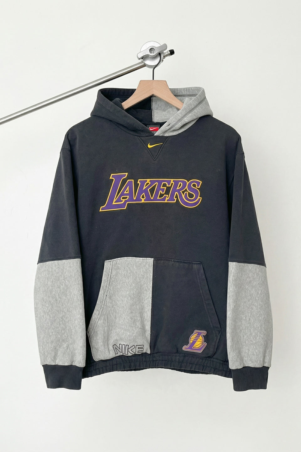 Rework Nike LA Lakers Mashup Hoodie L
