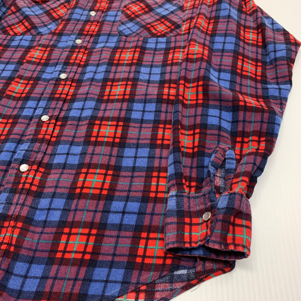 Jemcor Plaid Button-Up M/L