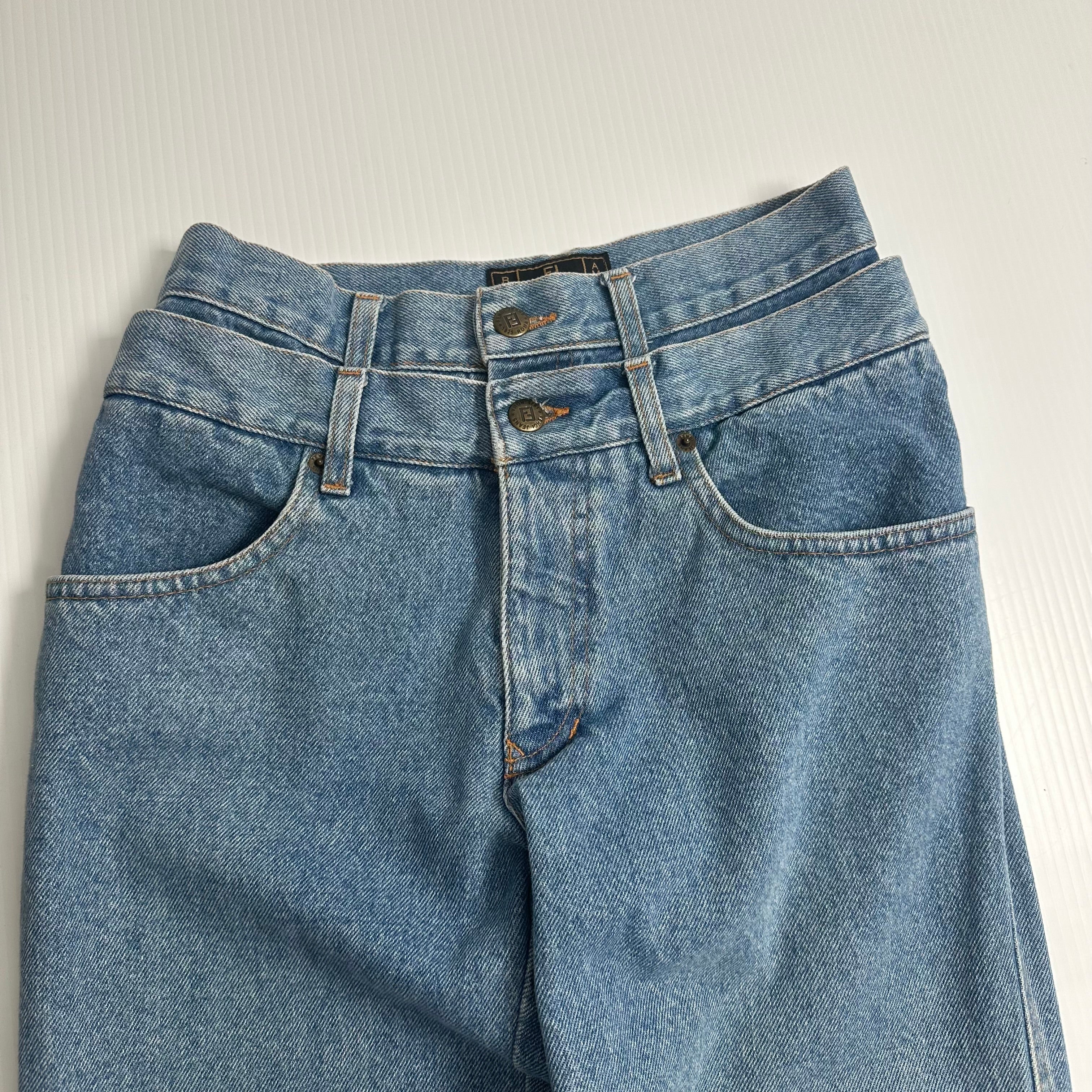 Vintage Fendi Double Waisted Denim 28