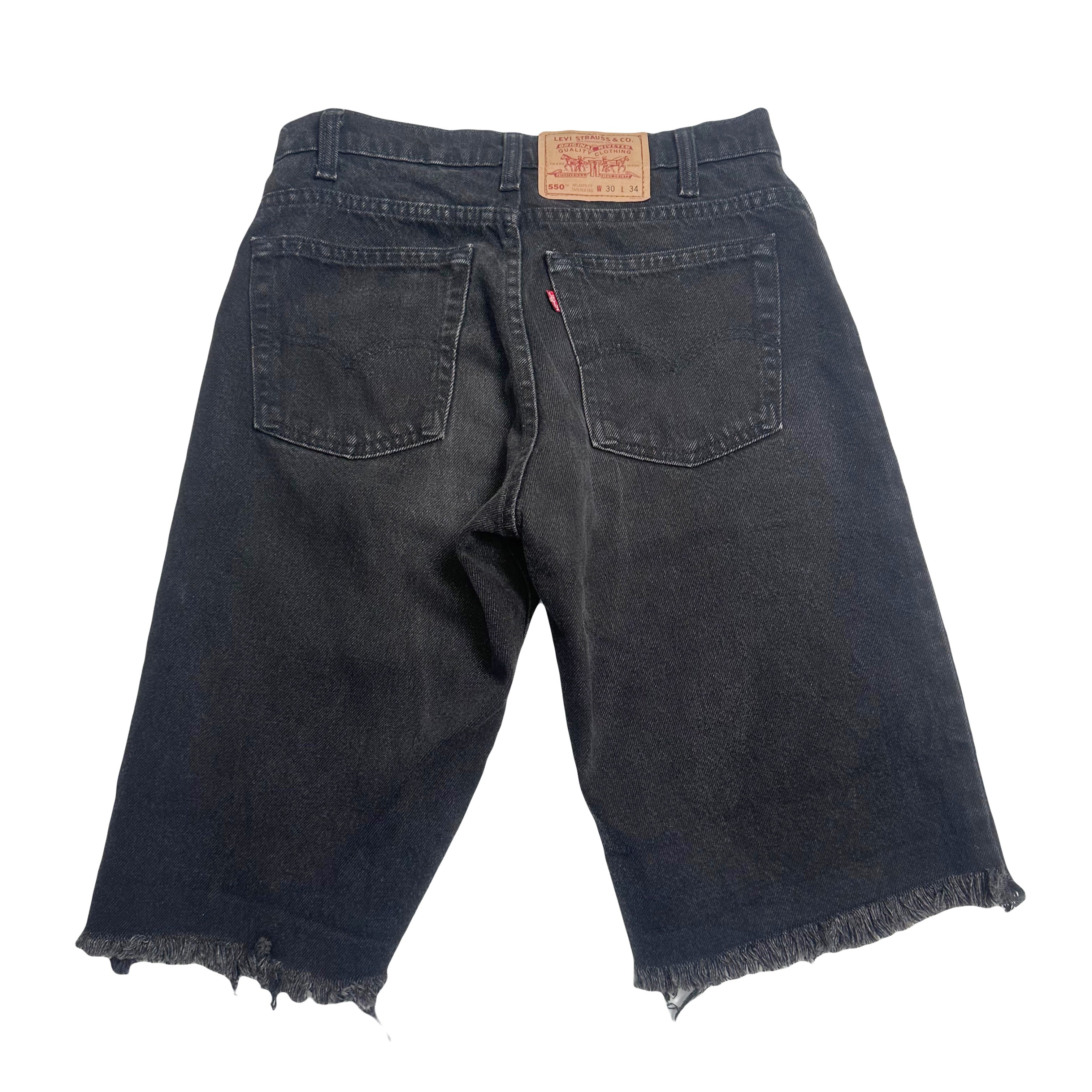 Vintage Levis's 550 Cutoff Denim Shorts 30