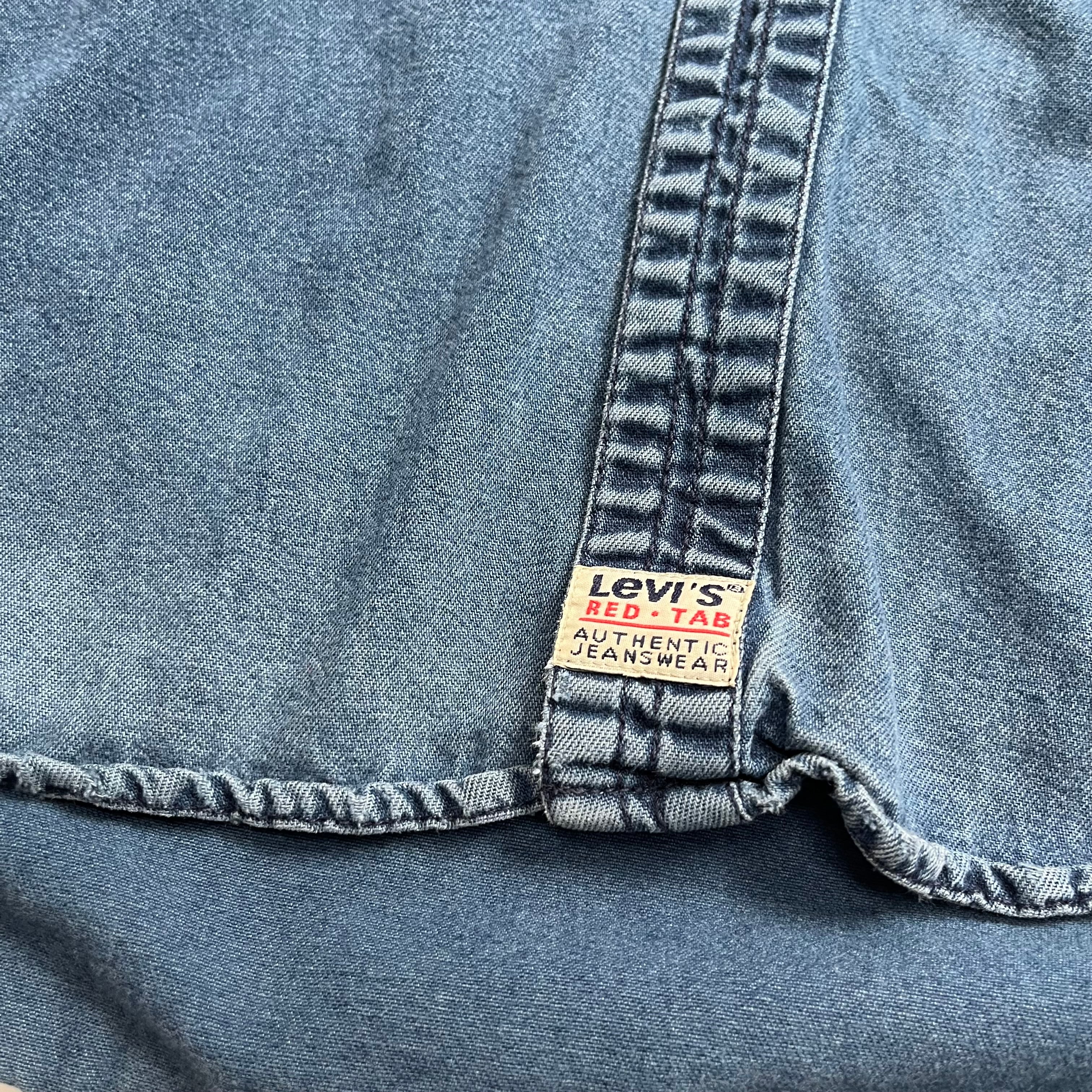 Vintage Levi's Dark Wash Denim Shirt M