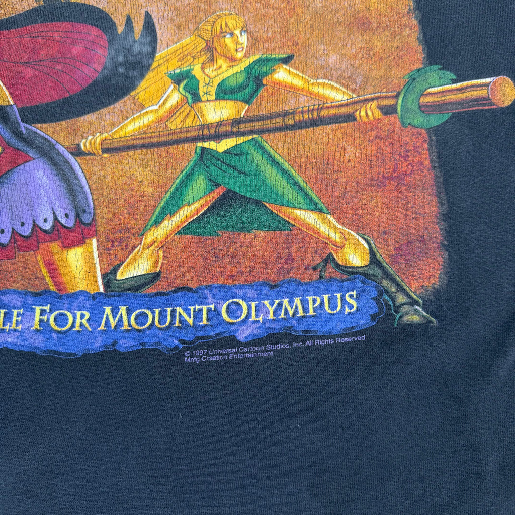 1997 Hercules Xena The Animated Movie Promo Tee XL