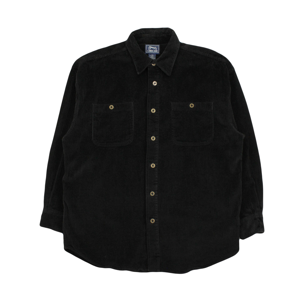 Cherokee Coduroy Button Up Shirt L