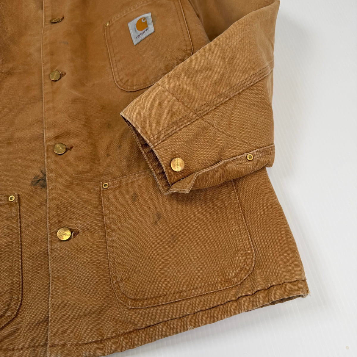 Vintage Carhartt Blanket Lined Chore Jacket M
