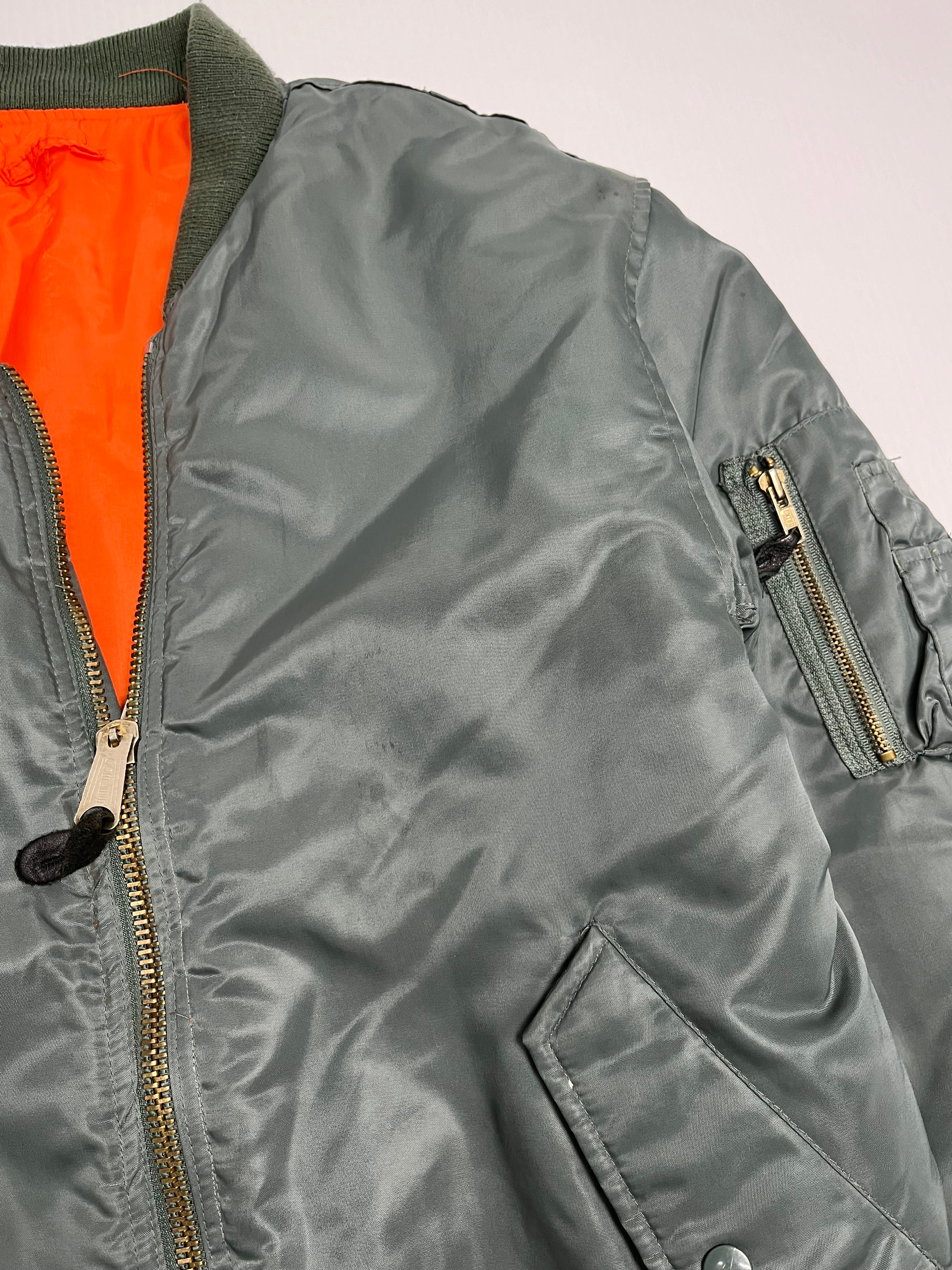 Vintage MA-1 Military Bomber Jacket M