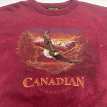 Load image into Gallery viewer, Vintage Canadian Marshlands Eagle Crewneck L
