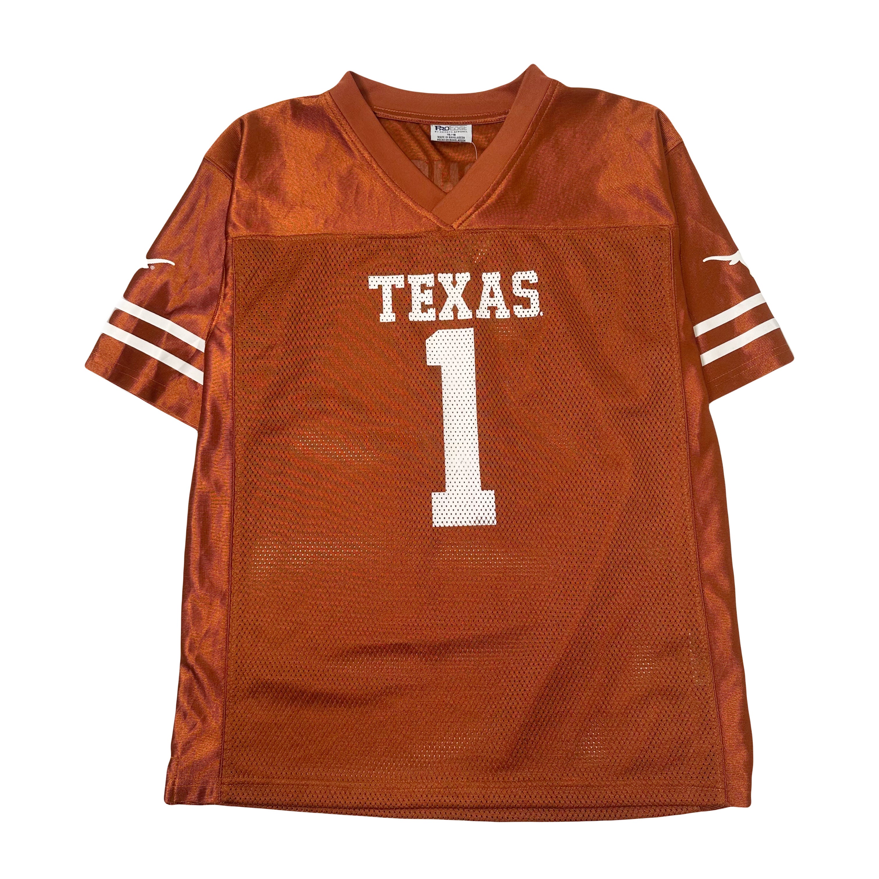NCAA Texas Longhorns #1 Football Jersey Youth L