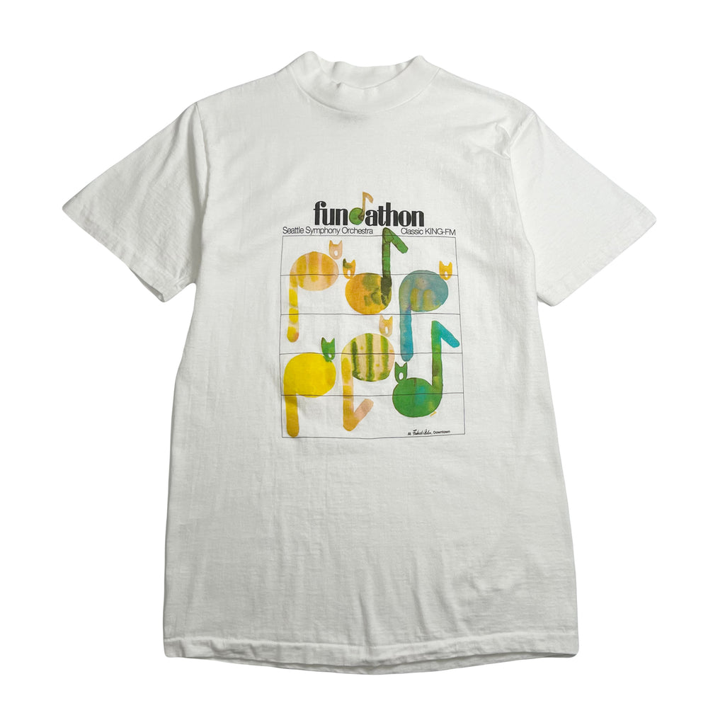 Vintage Seattle Symphony Orchestra Funathon Music Tee S