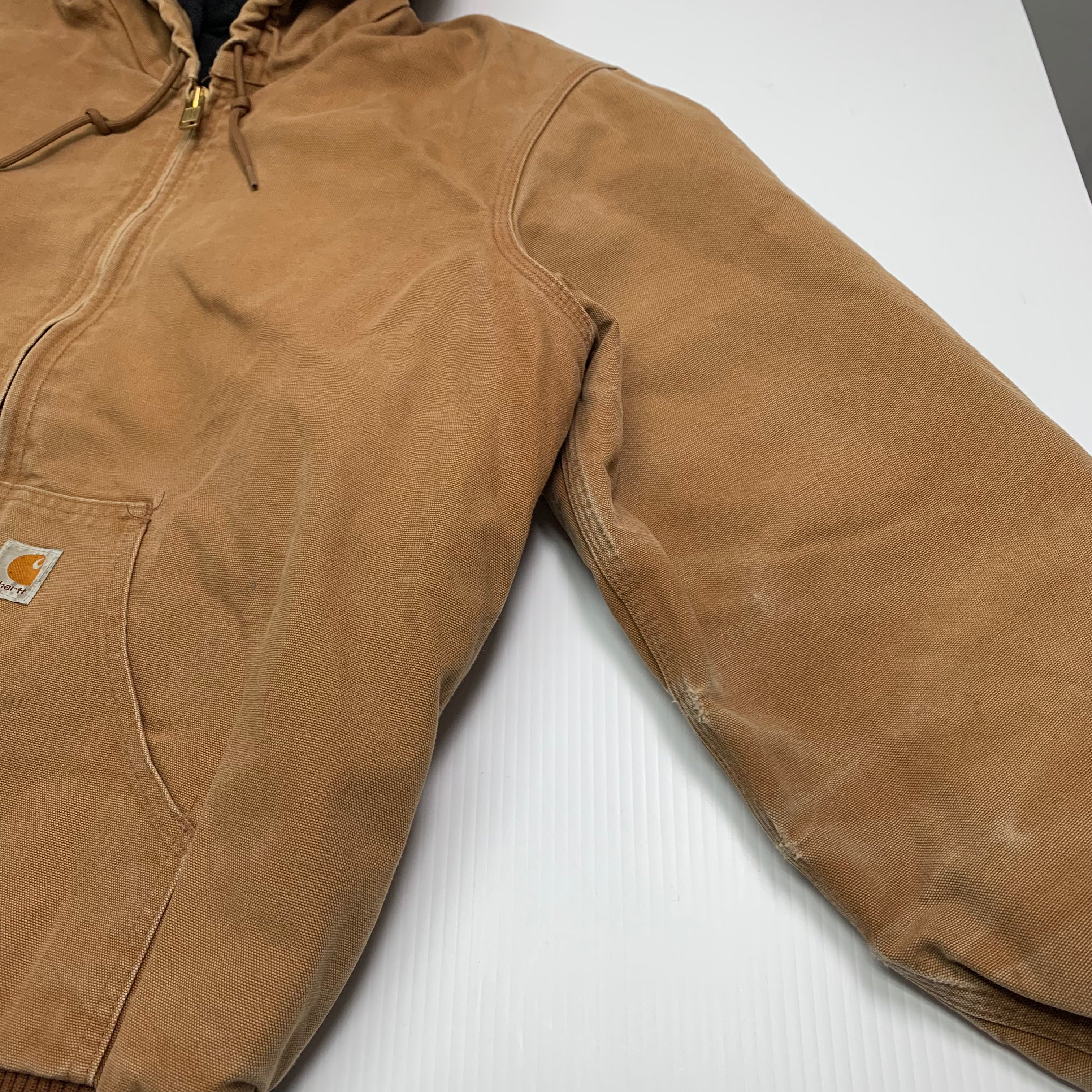 Carhartt Tan Hooded Jacket M