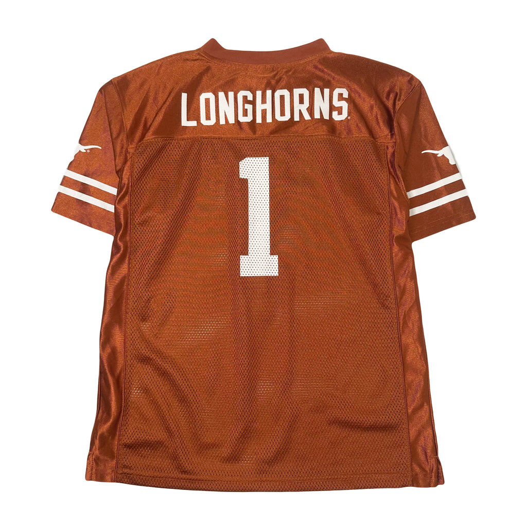 NCAA Texas Longhorns #1 Football Jersey Youth L