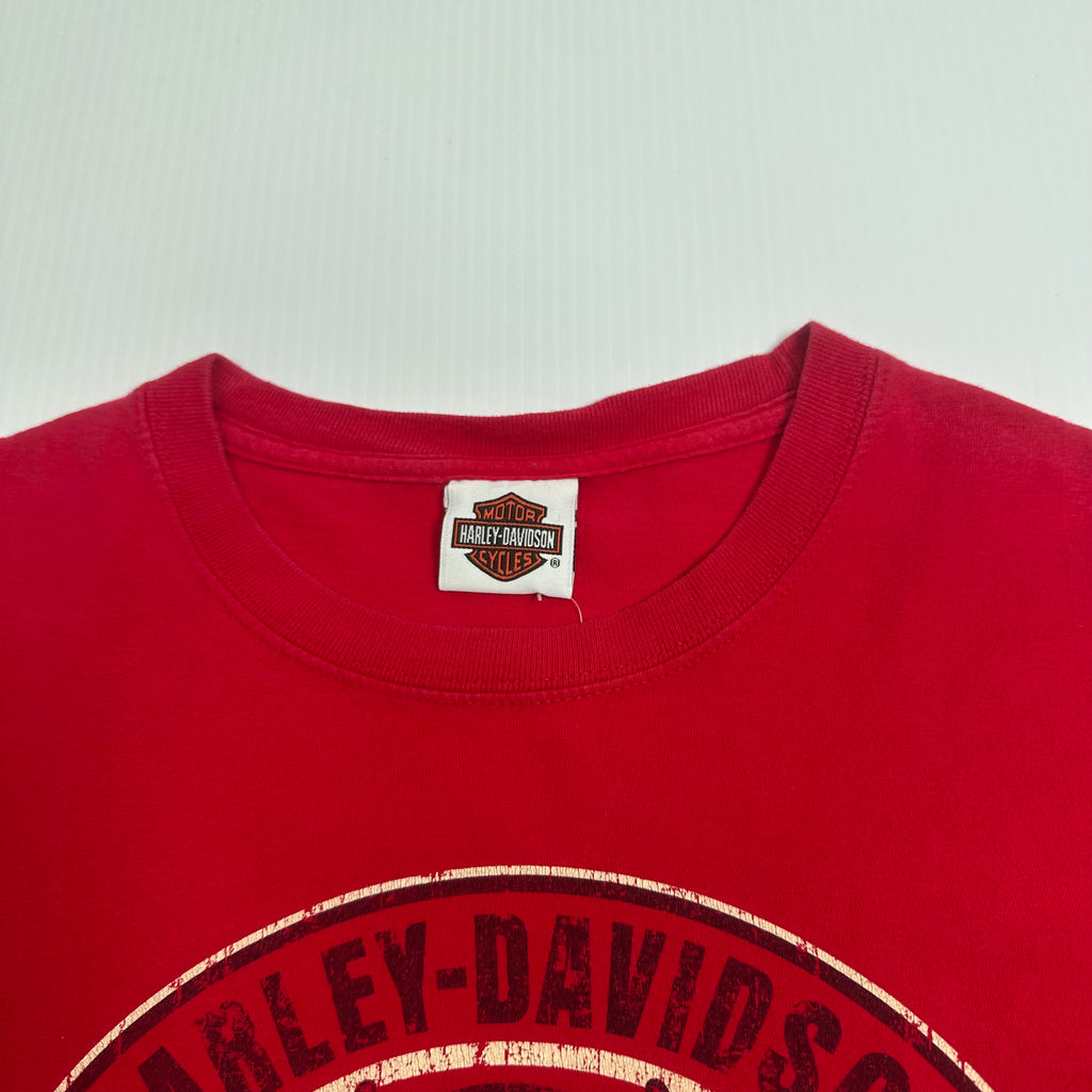 Harley Davison Red Hot Sturgis South Dakota Graphic Tee M