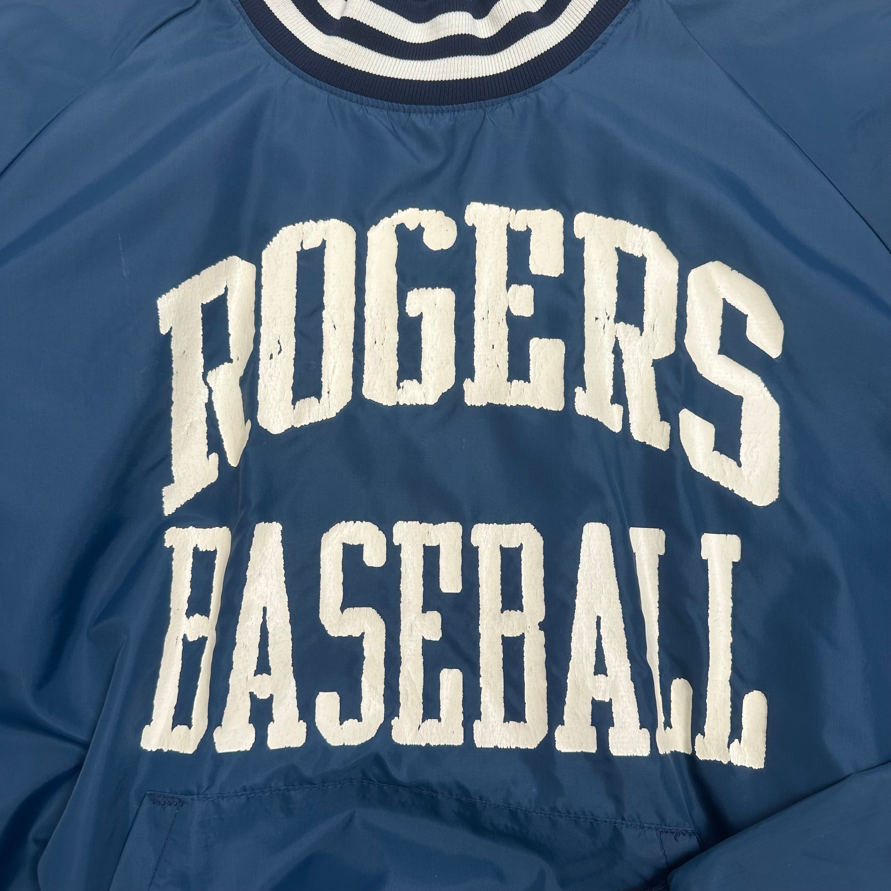 Vintage Champion Rogers Baseball Coach Pullover Jacket L