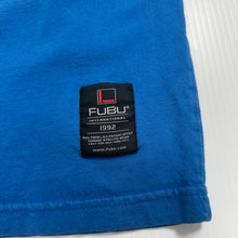 Load image into Gallery viewer, Y2K Fubu Brand NYC Felt Graphic Tee S
