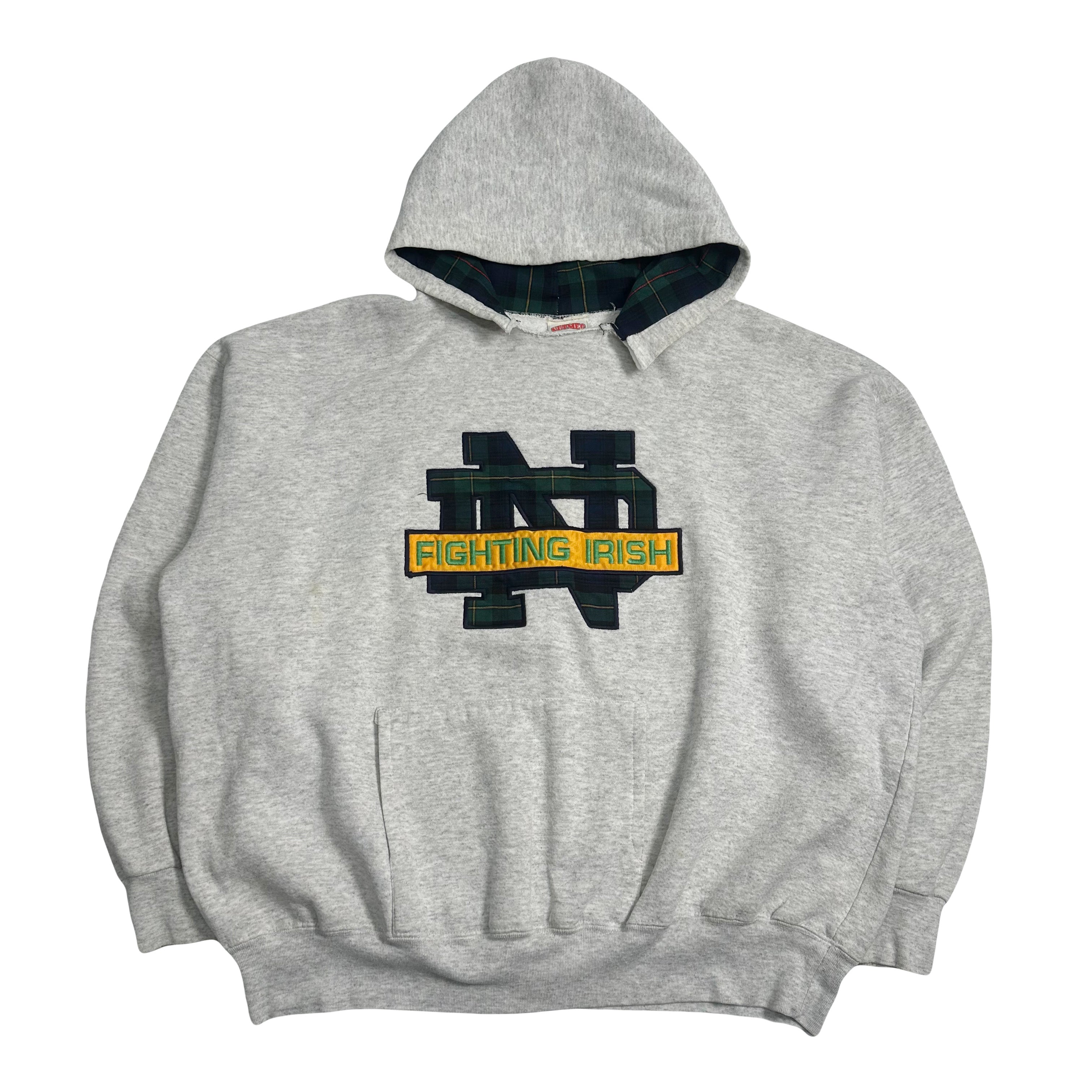 Vintage Nutmeg Notre Dame Fighting Irish Hoodie XL