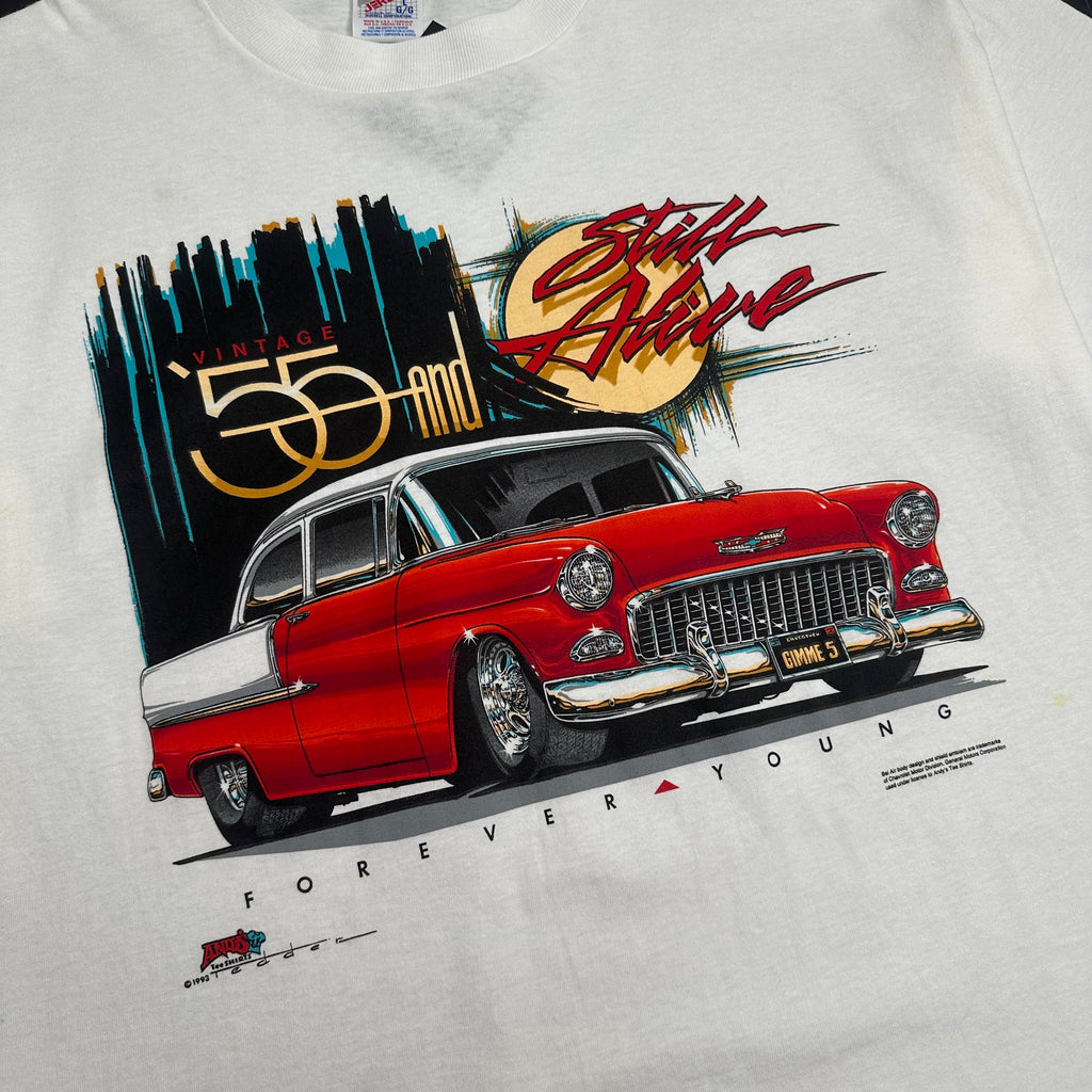 Vintage Chevrolet '55 And Still Alive Graphic Tee L