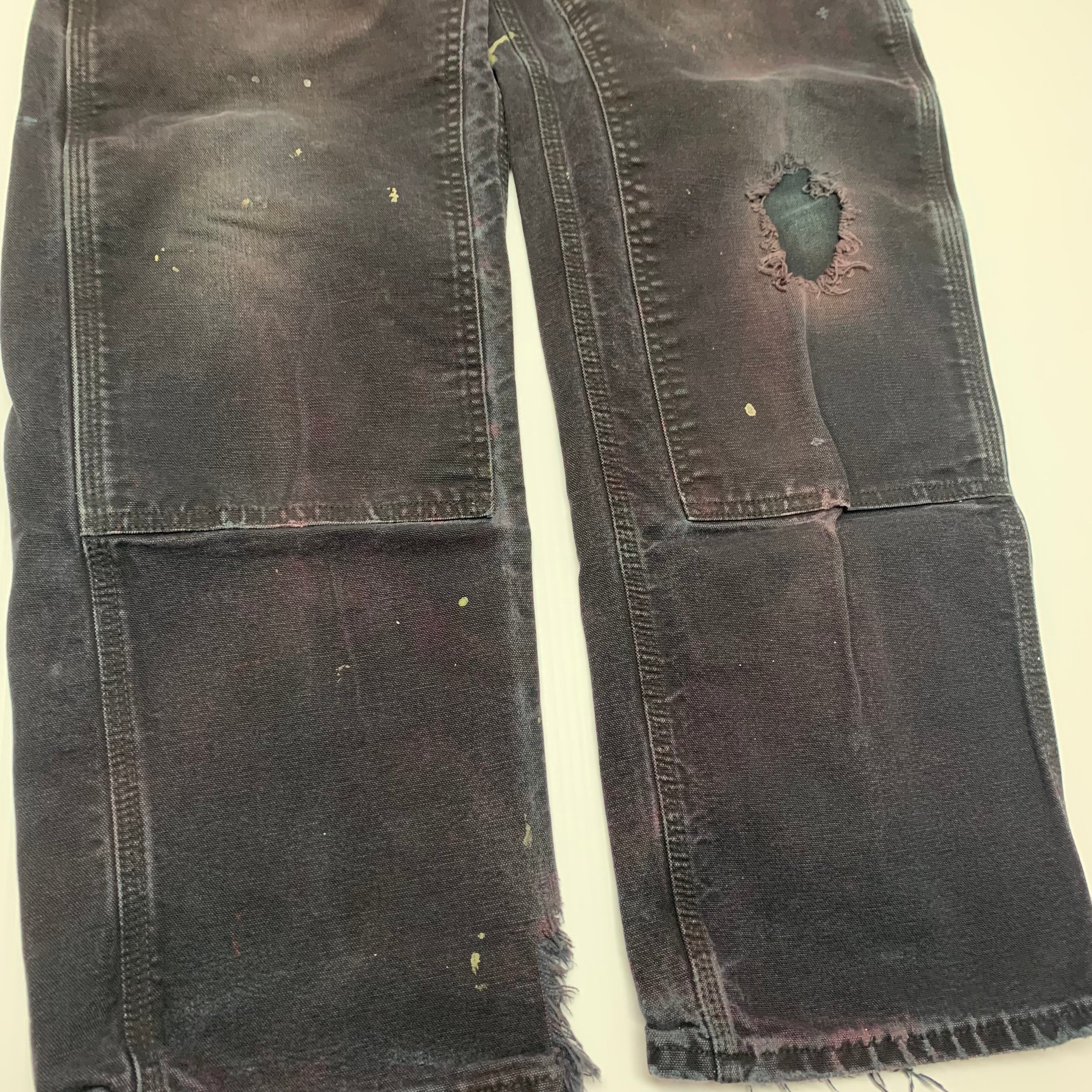 Carhartt Black Double Knee Denim 34x32 1213