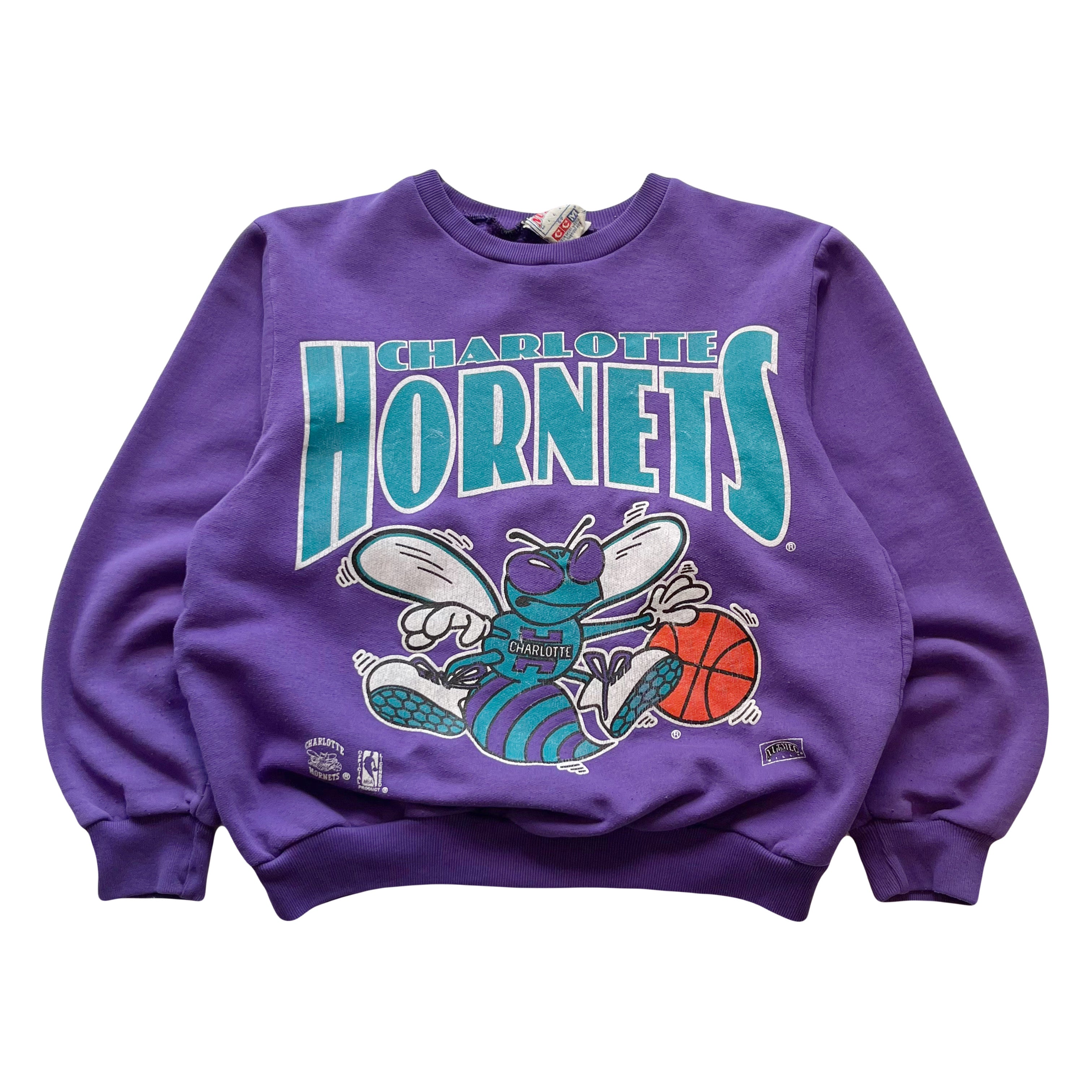 Vintage Nutmeg Charlotte Hornets Crewneck S