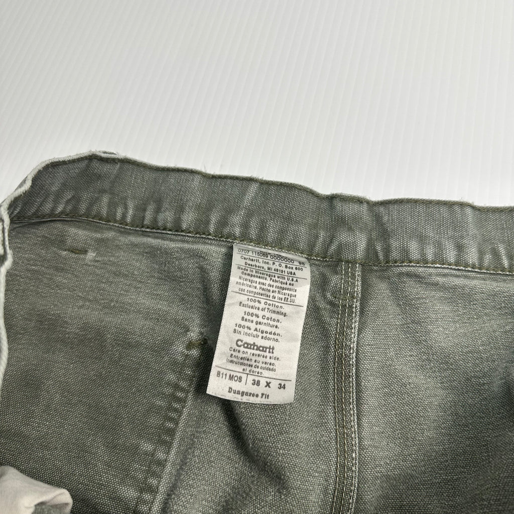 Vintage Carhartt Faded Carpenter Denim 38