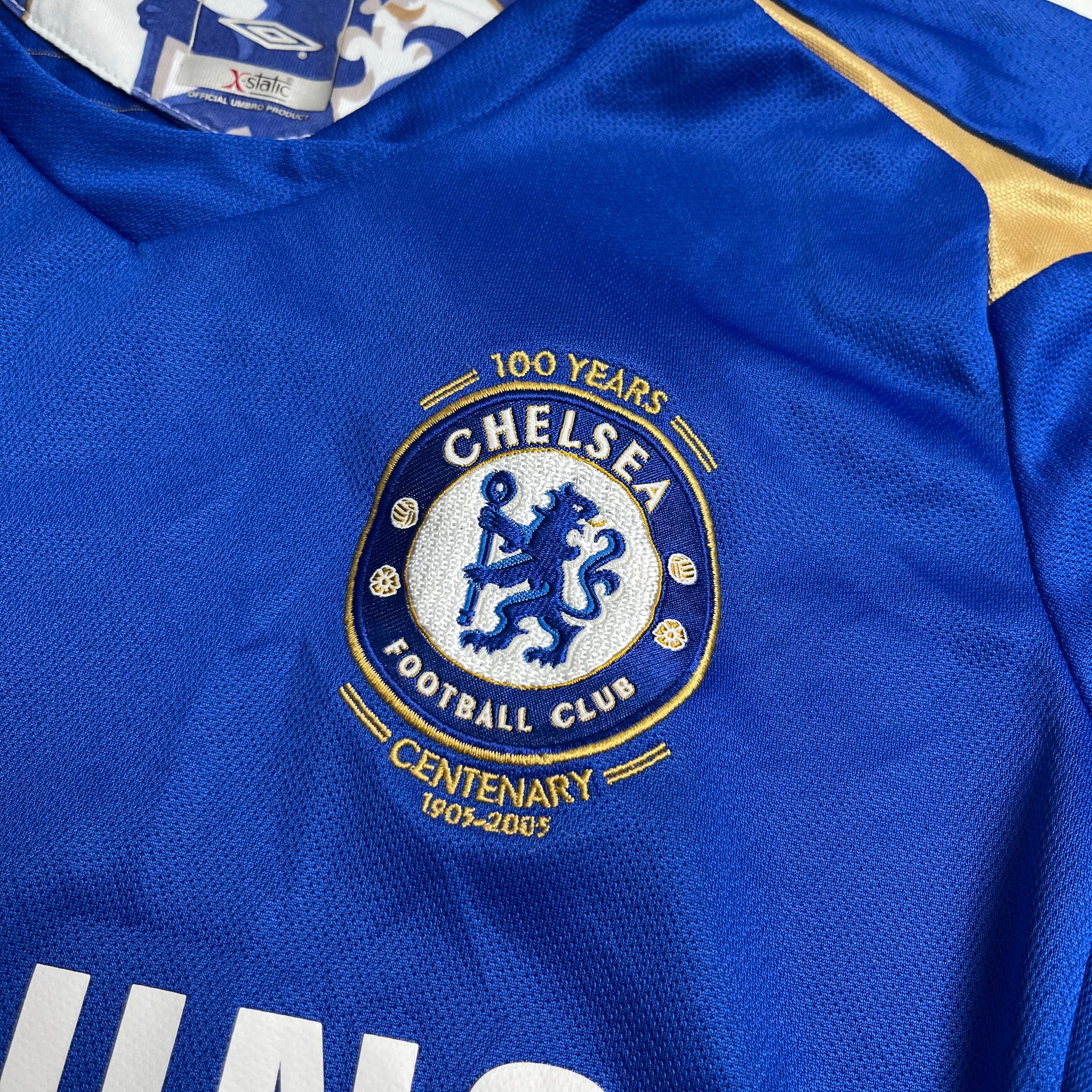 2005-06 Umbro Chelsea FC Home Kit Women's XS