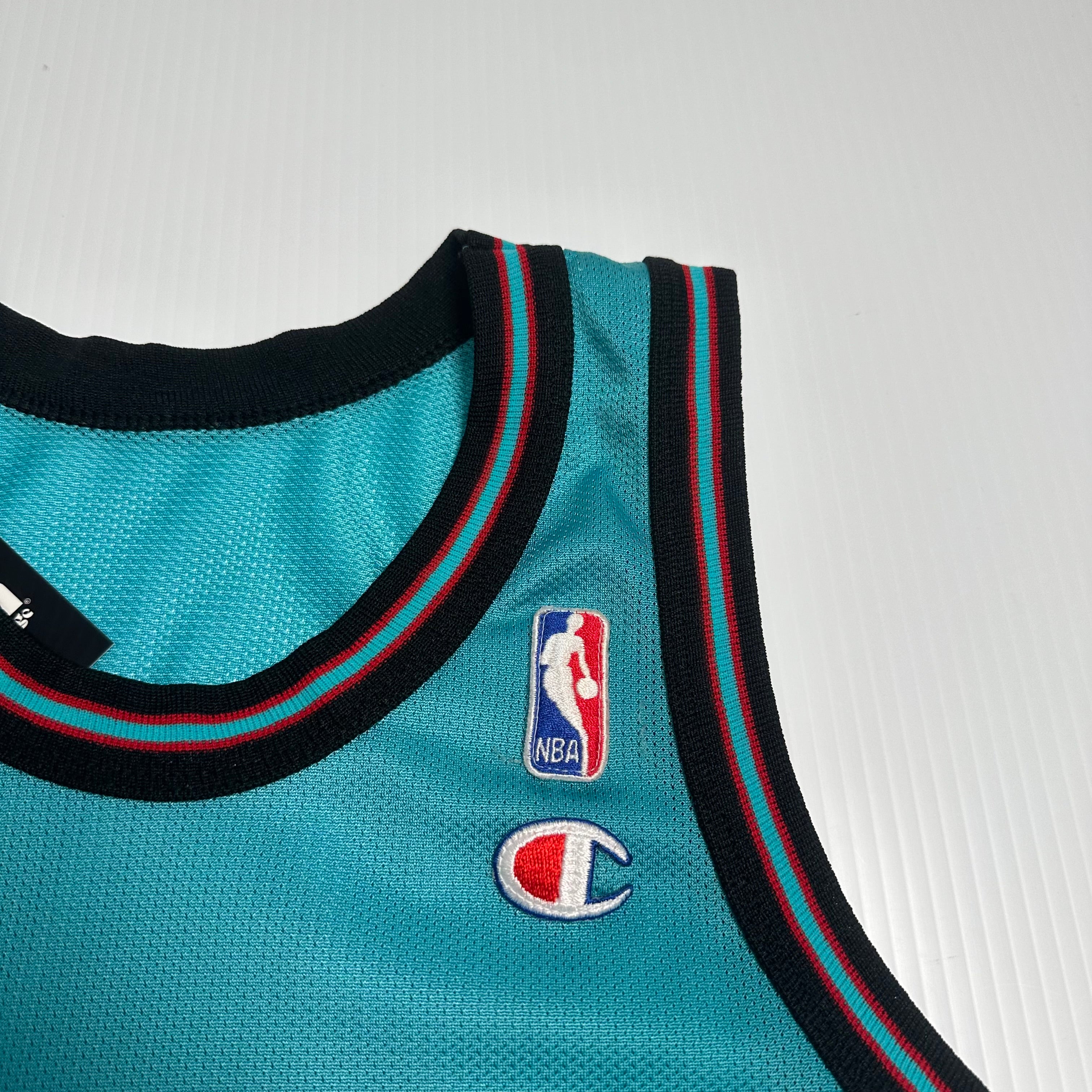 90s Champion Vancouver Grizzlies #1 Jersey Youth L