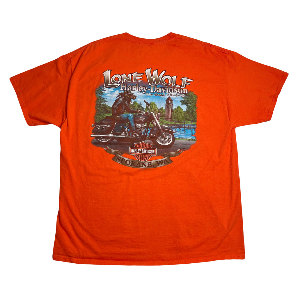 Harley Davidson Lone Wolf Washington Tee XL
