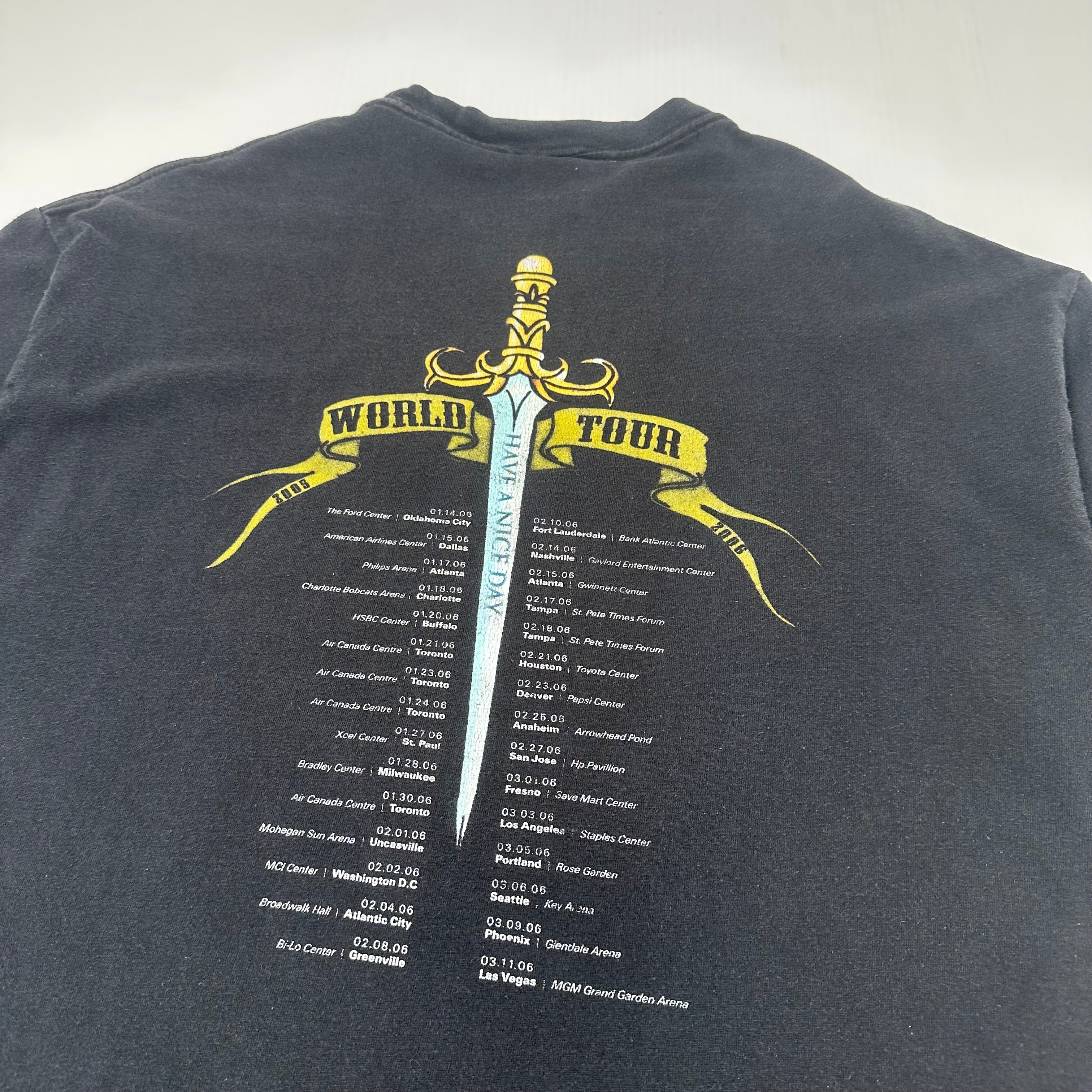 2006 Bon Jovi Have A Nice Day Tour Tee XL