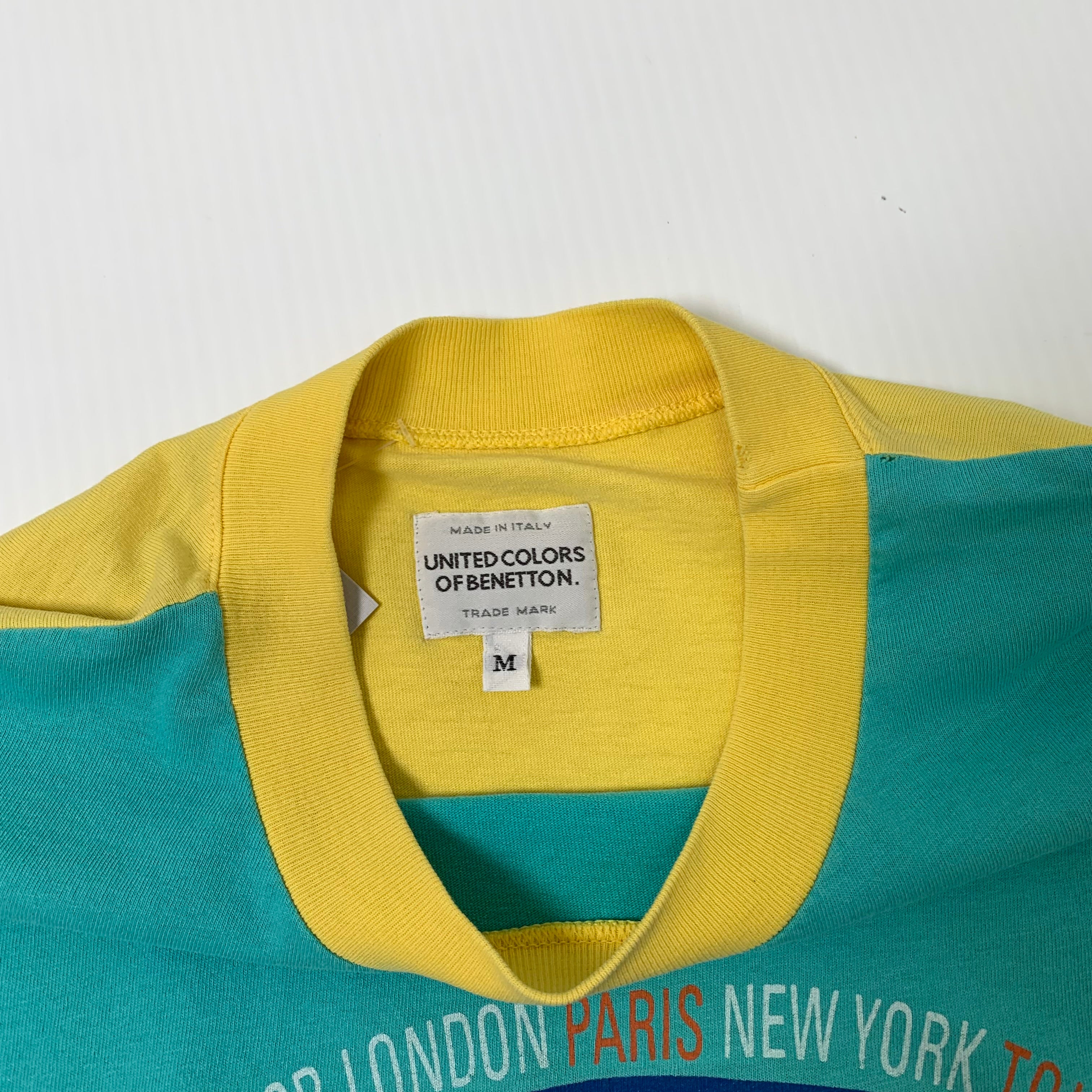 Vintage United Colors Of Benetton Colour Block Tee M