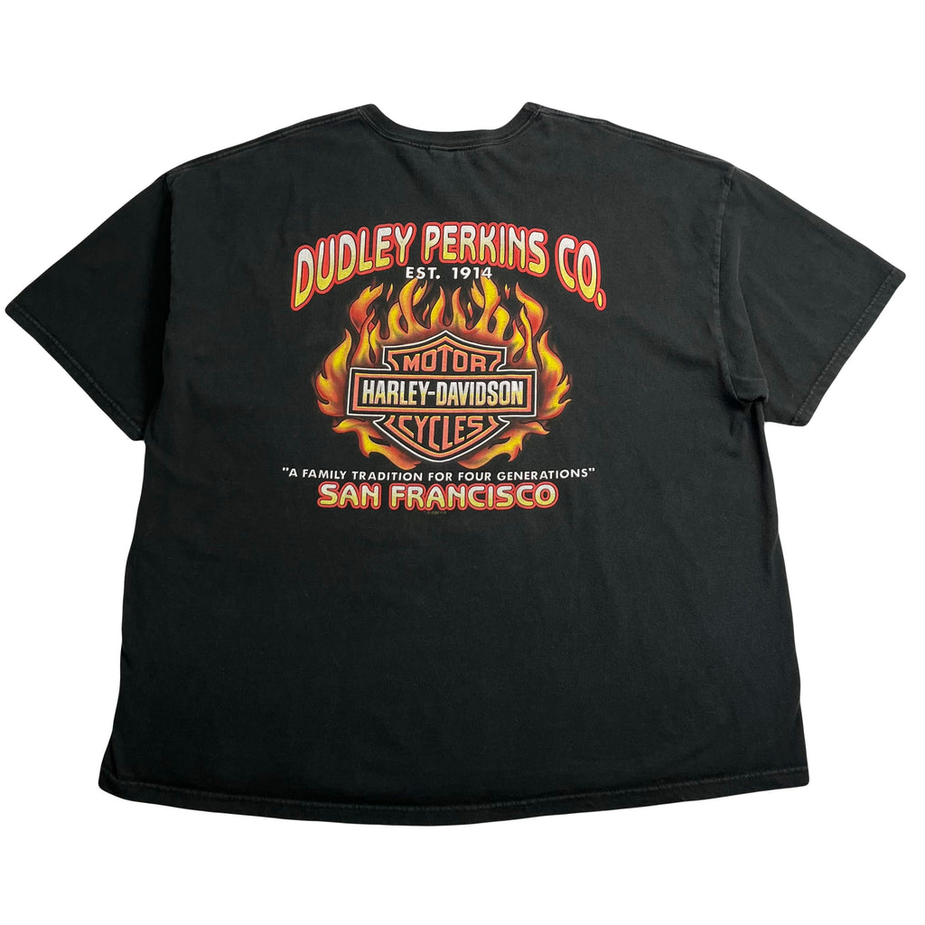 2000 Harley Davidson San Francisco Flames Tee XXXL