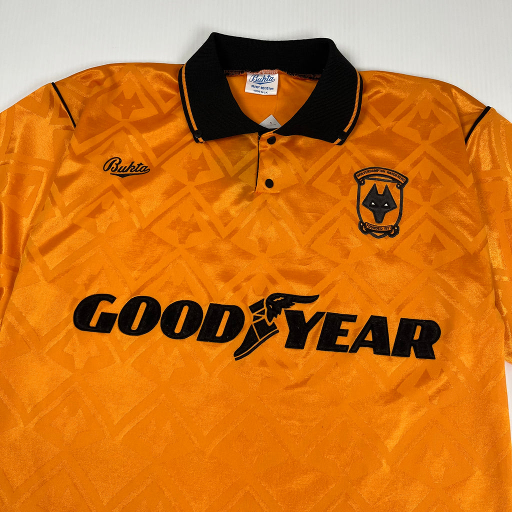 1991-92 Wolverhampton Wanderers Home Kit L