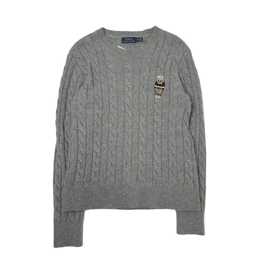 Polo Ralph Lauren Mini Bear Cable Knit Sweater M