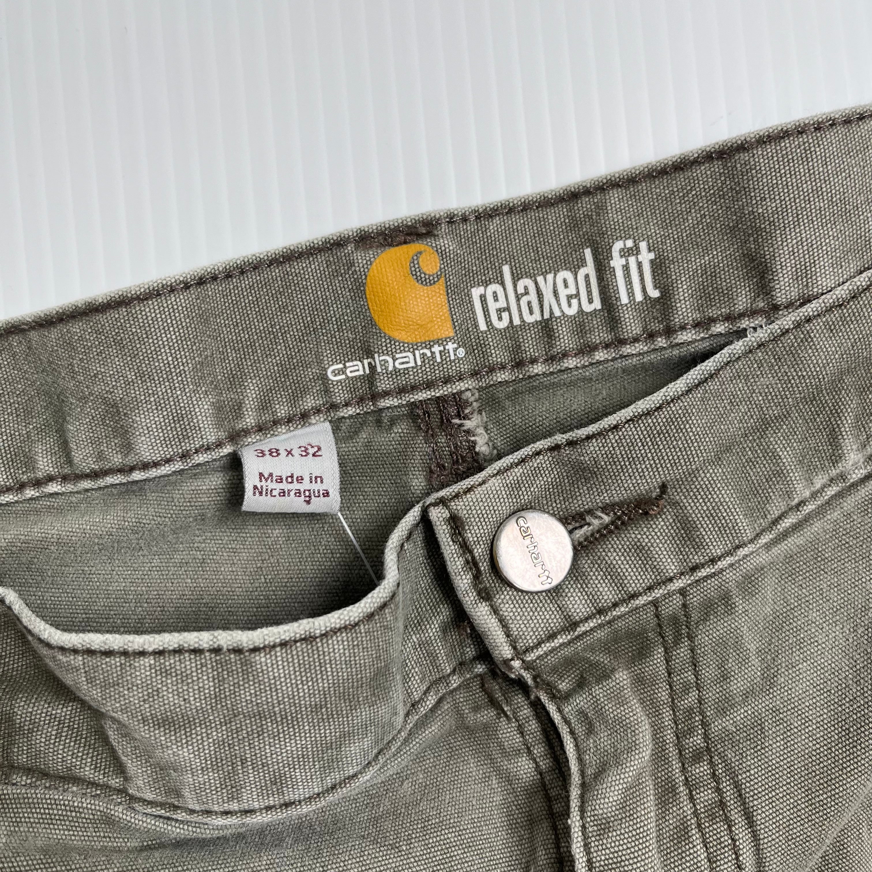 Carhartt Custom Reworked Baggy Painted Shorts 38