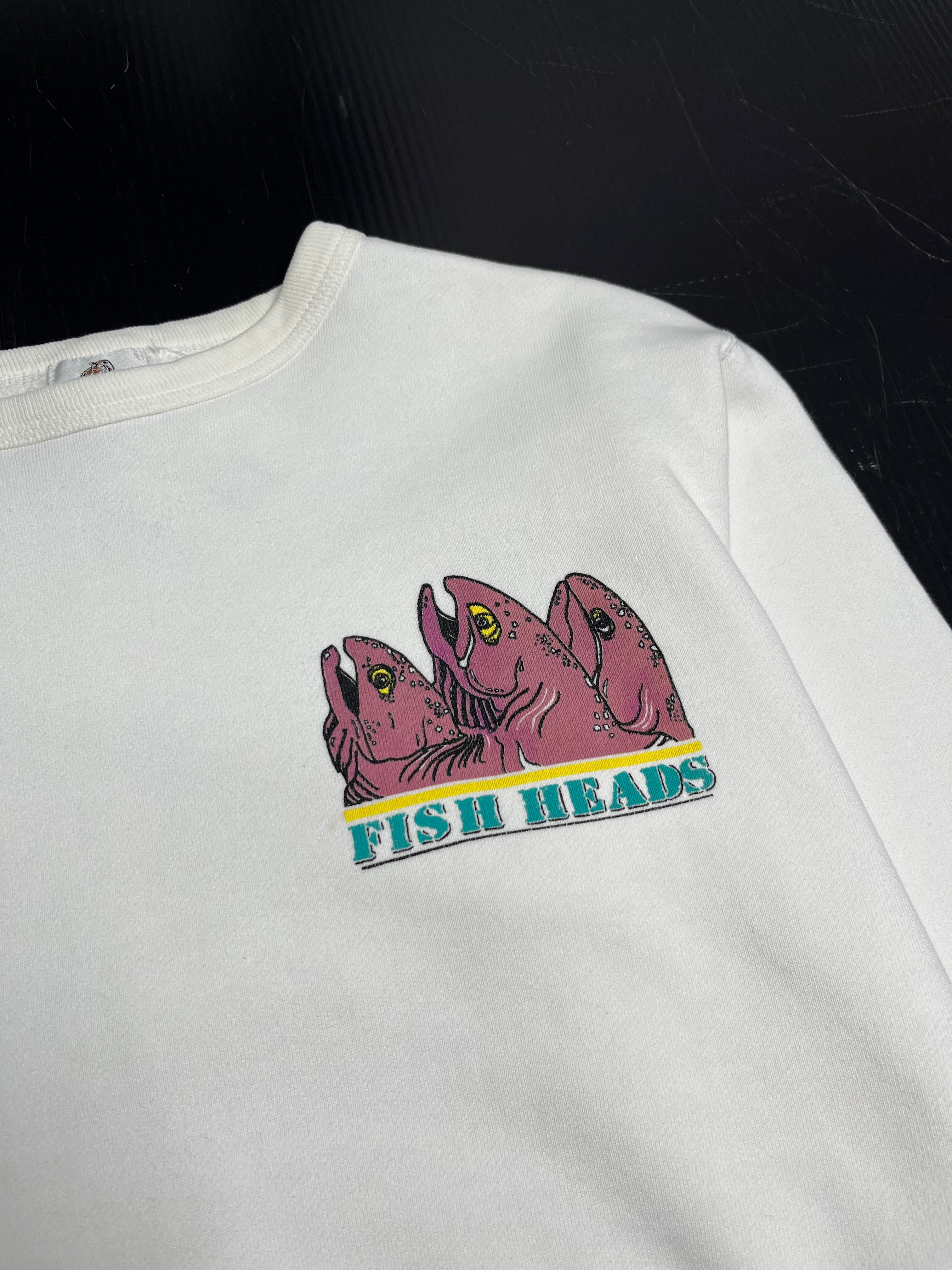 Vintage Fish Heads Campbell River Crewneck S