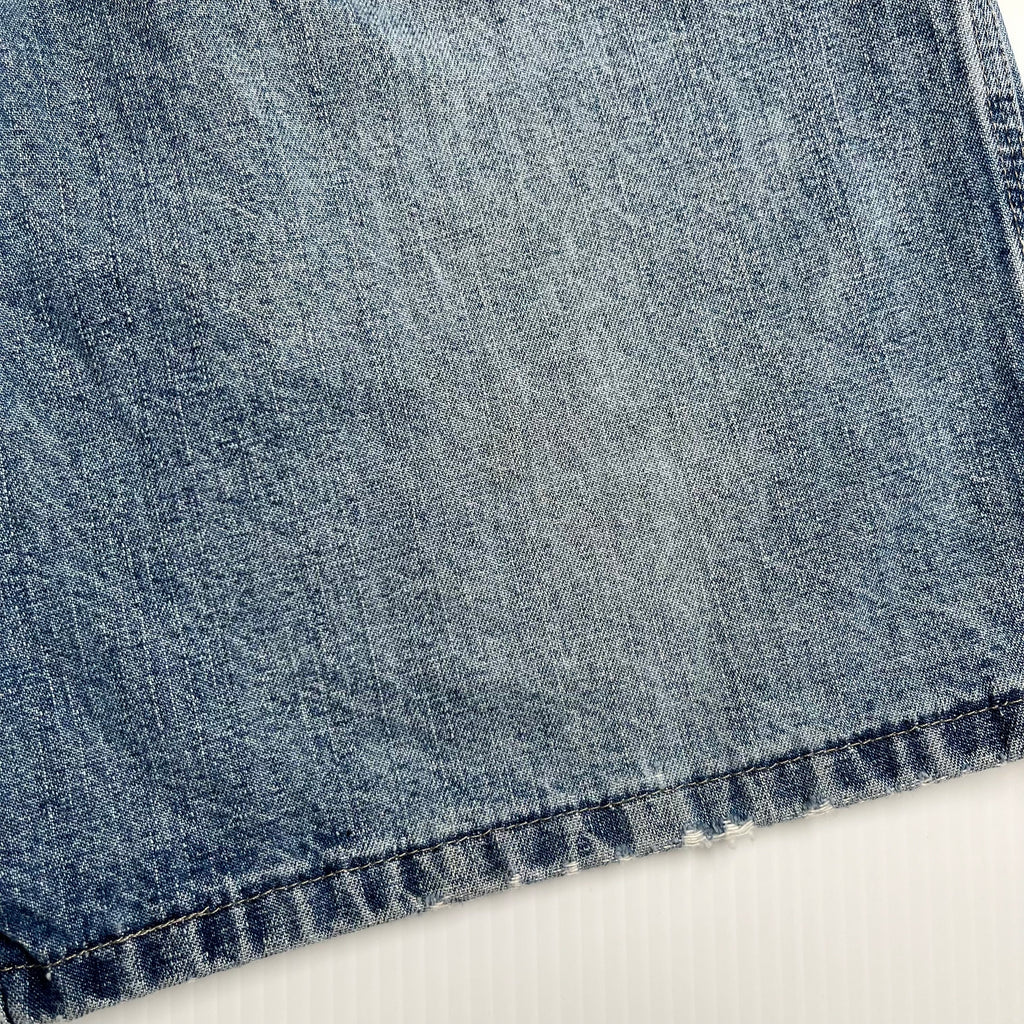Wrangler Carpenter Medium Wash Denim Shorts 36