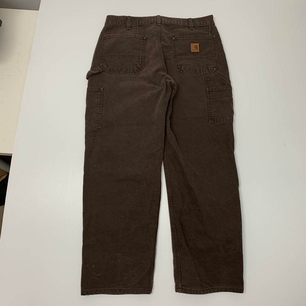 Brown Carhartt Double Knee Denim 32