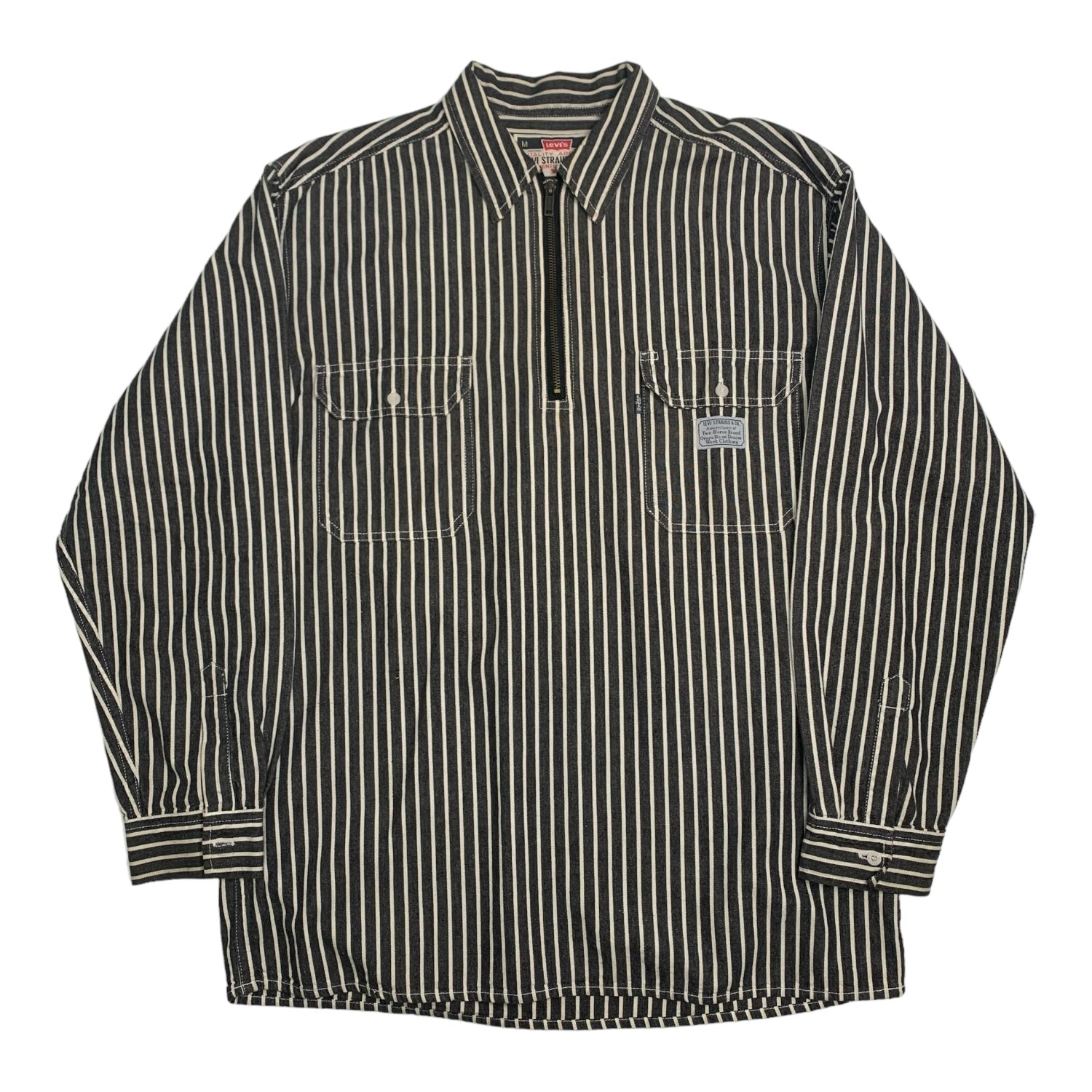 Vintage Levi’s Striped Workwear LS M