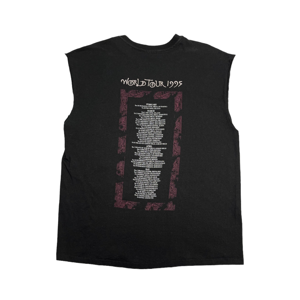 1995 Jimmy Page Robert Plant No Quarter Cutoff Shirt XL