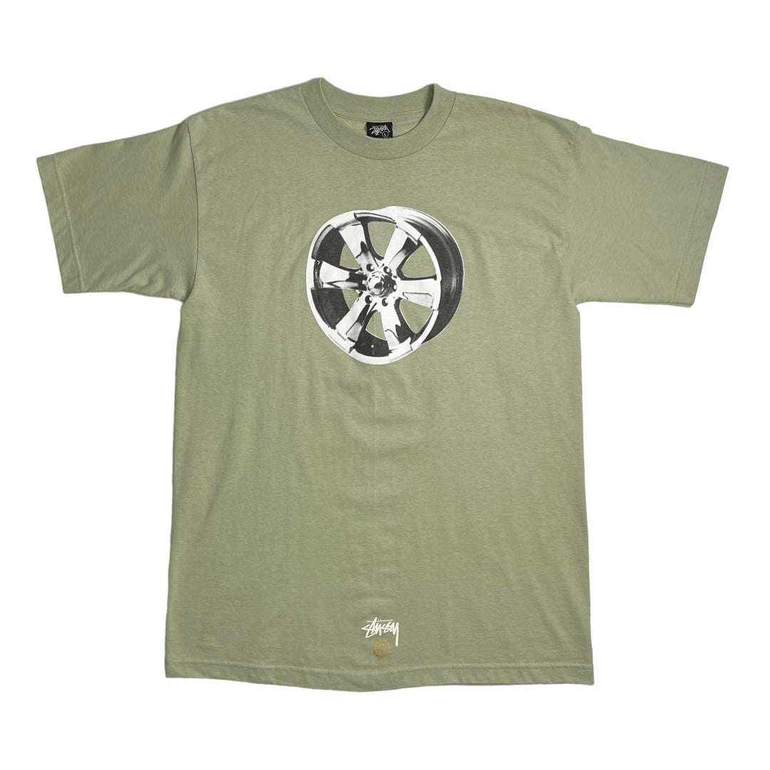 Stussy Chrome Wheel Tee L