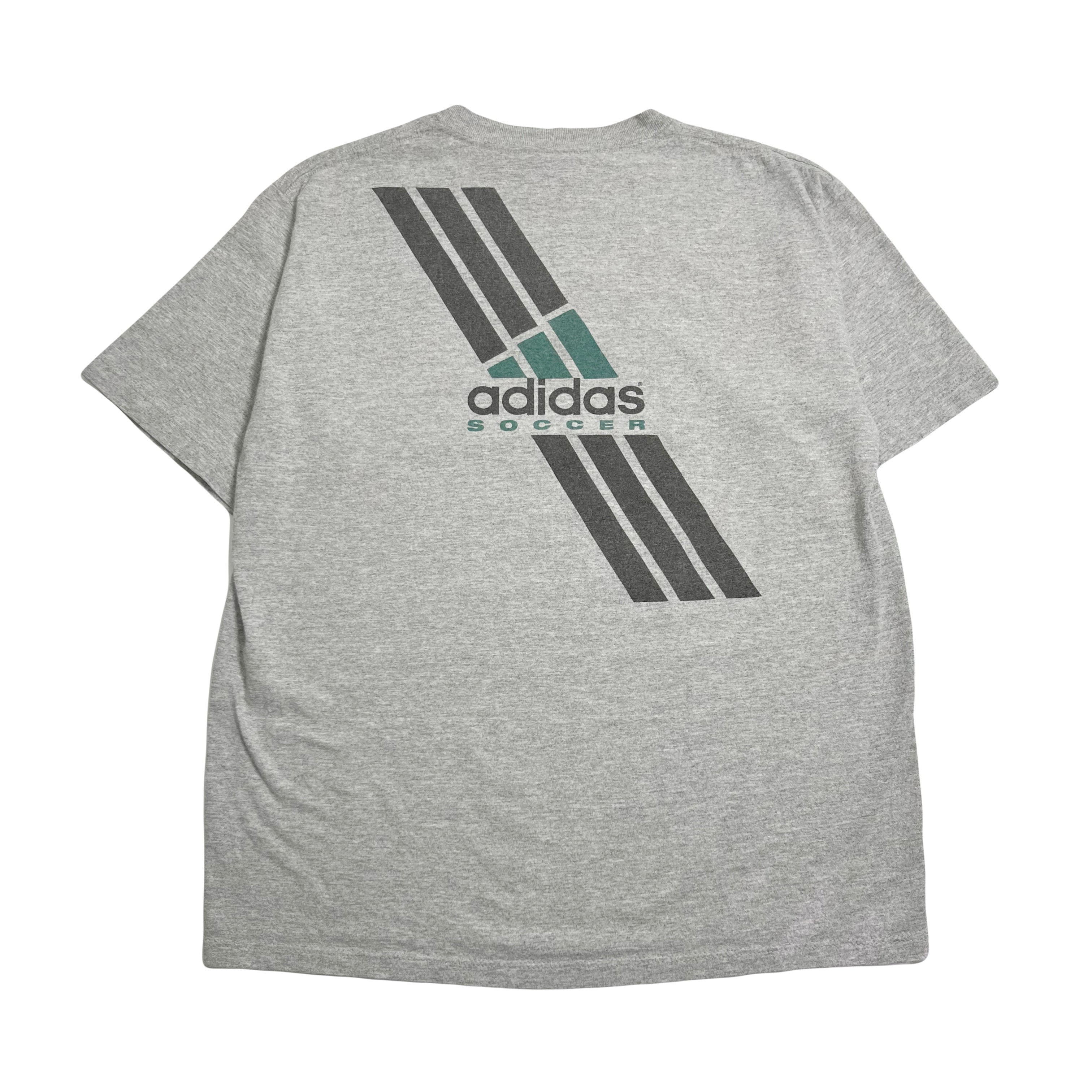 90s Adidas Soccer Graphic Tee XL