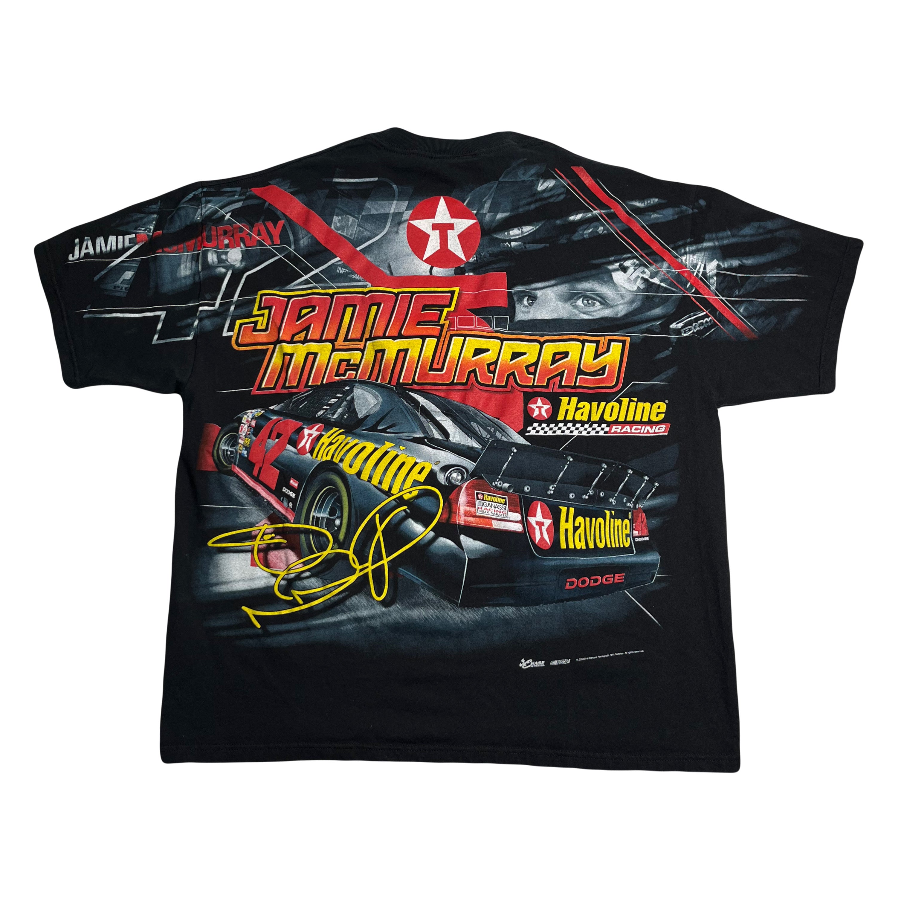2004 Jamie McMurray Texaco AOP Racing Tee XL