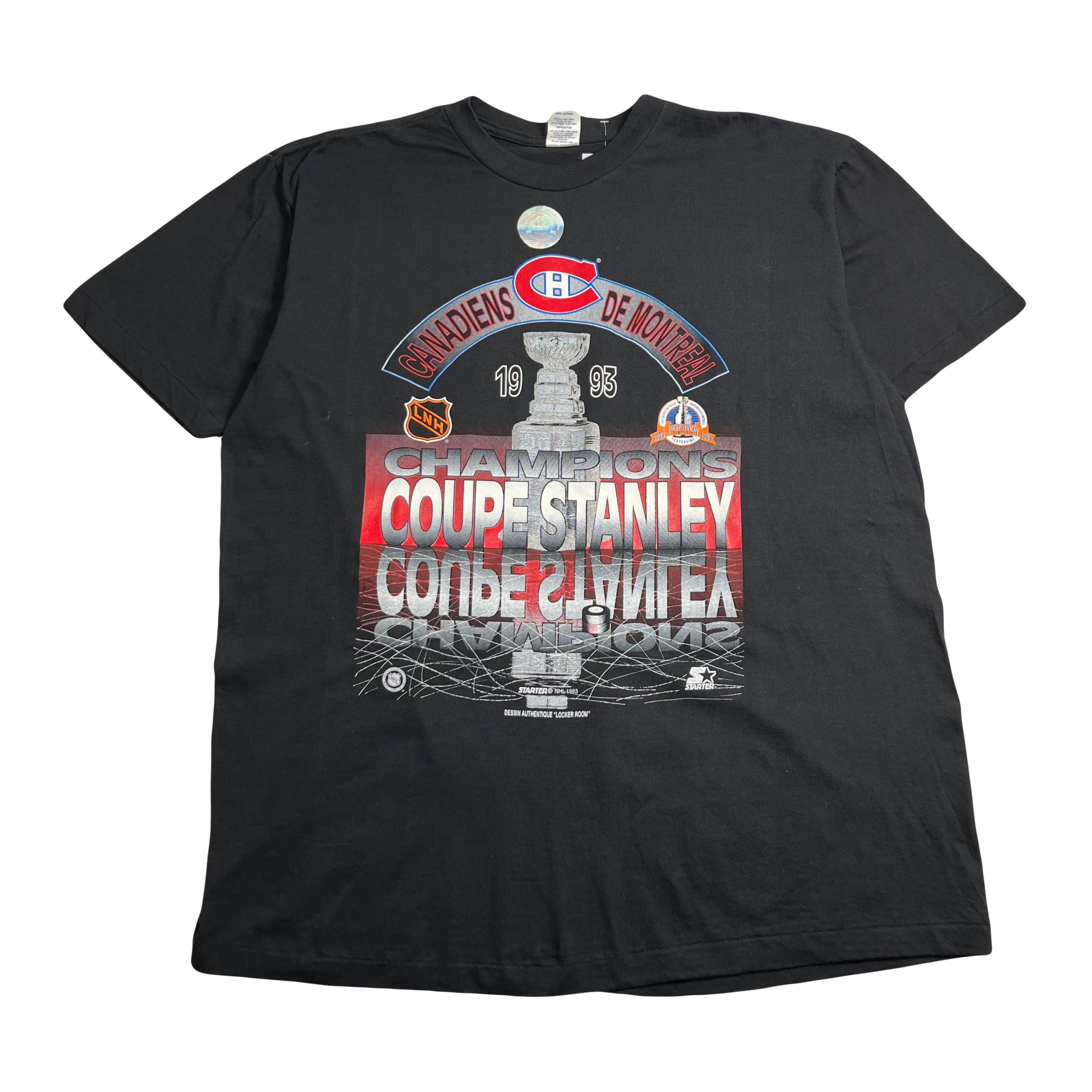 1993 Starter Montreal Canadiens NHL Tee XL