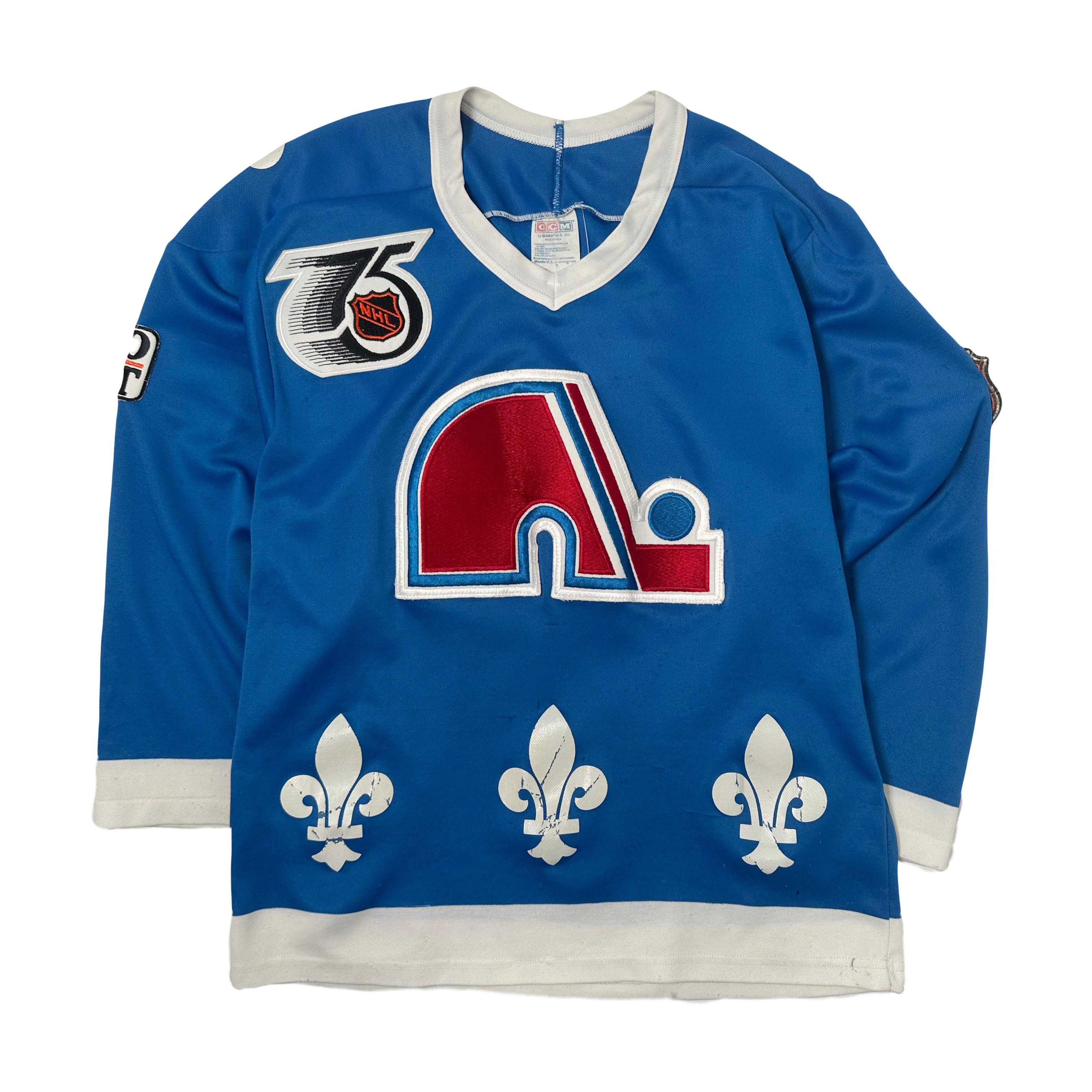 Vintage CCM Quebec Nordiques Pro Set NHL Hockey Jersey S