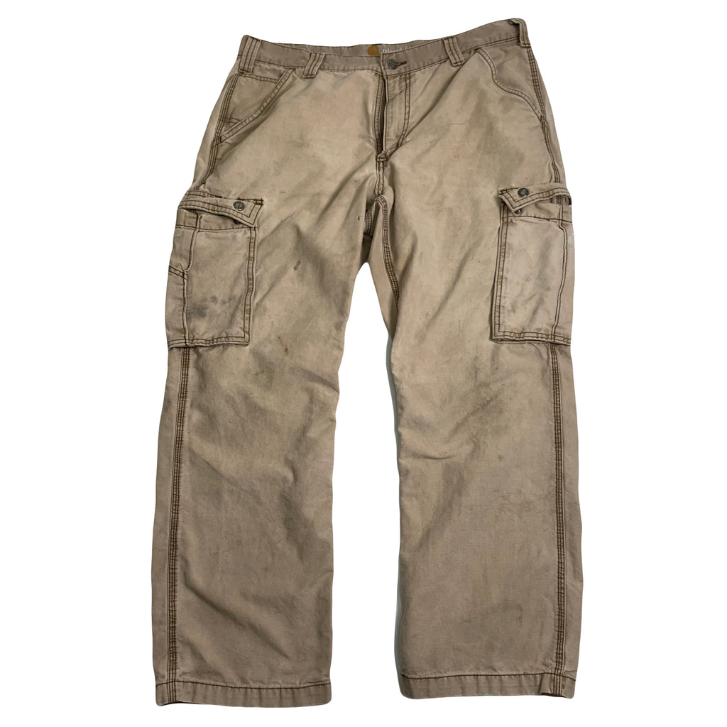 Carhartt Faded Cargo Carpenter Denim 36