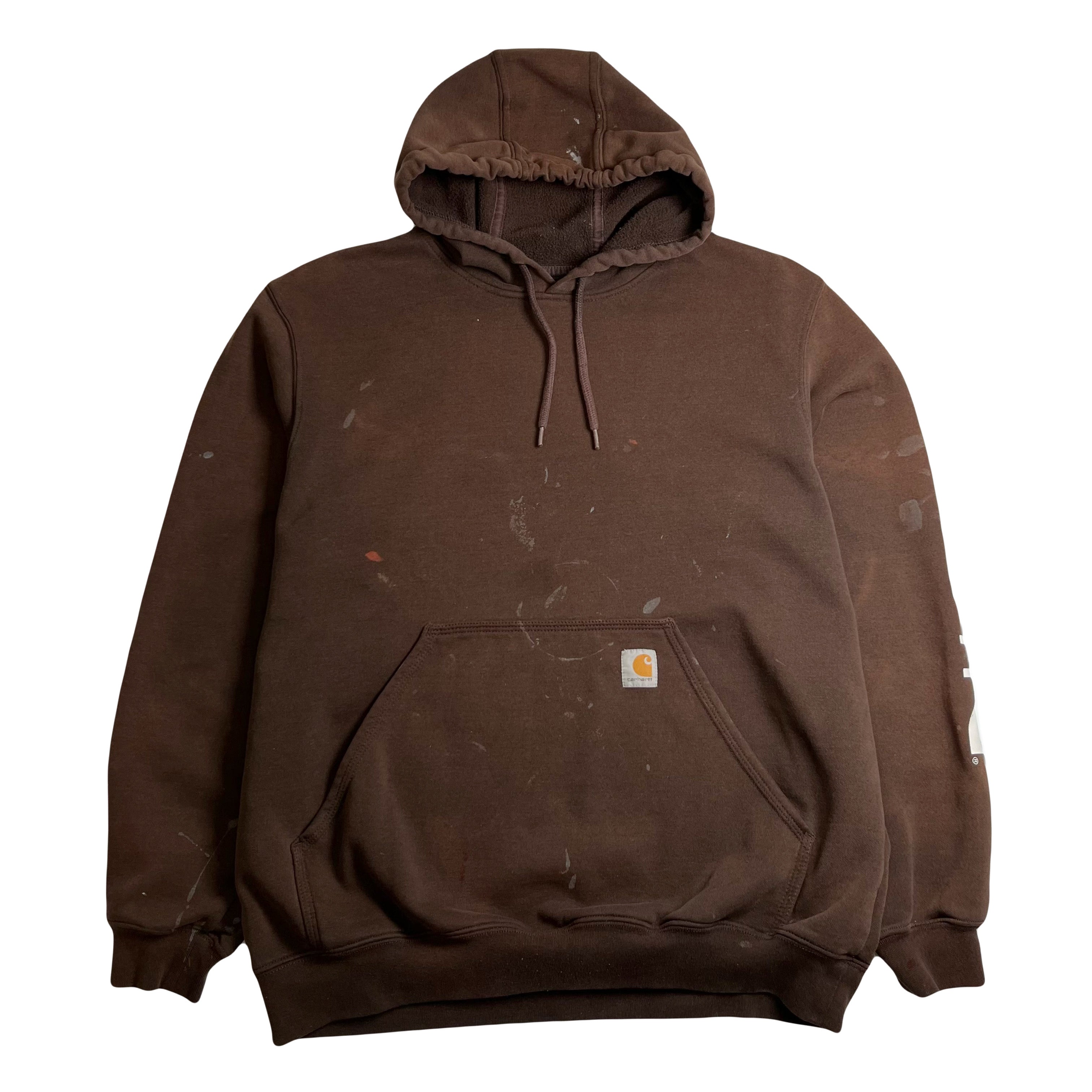 Carhartt Distressed Spellout Hoodie L